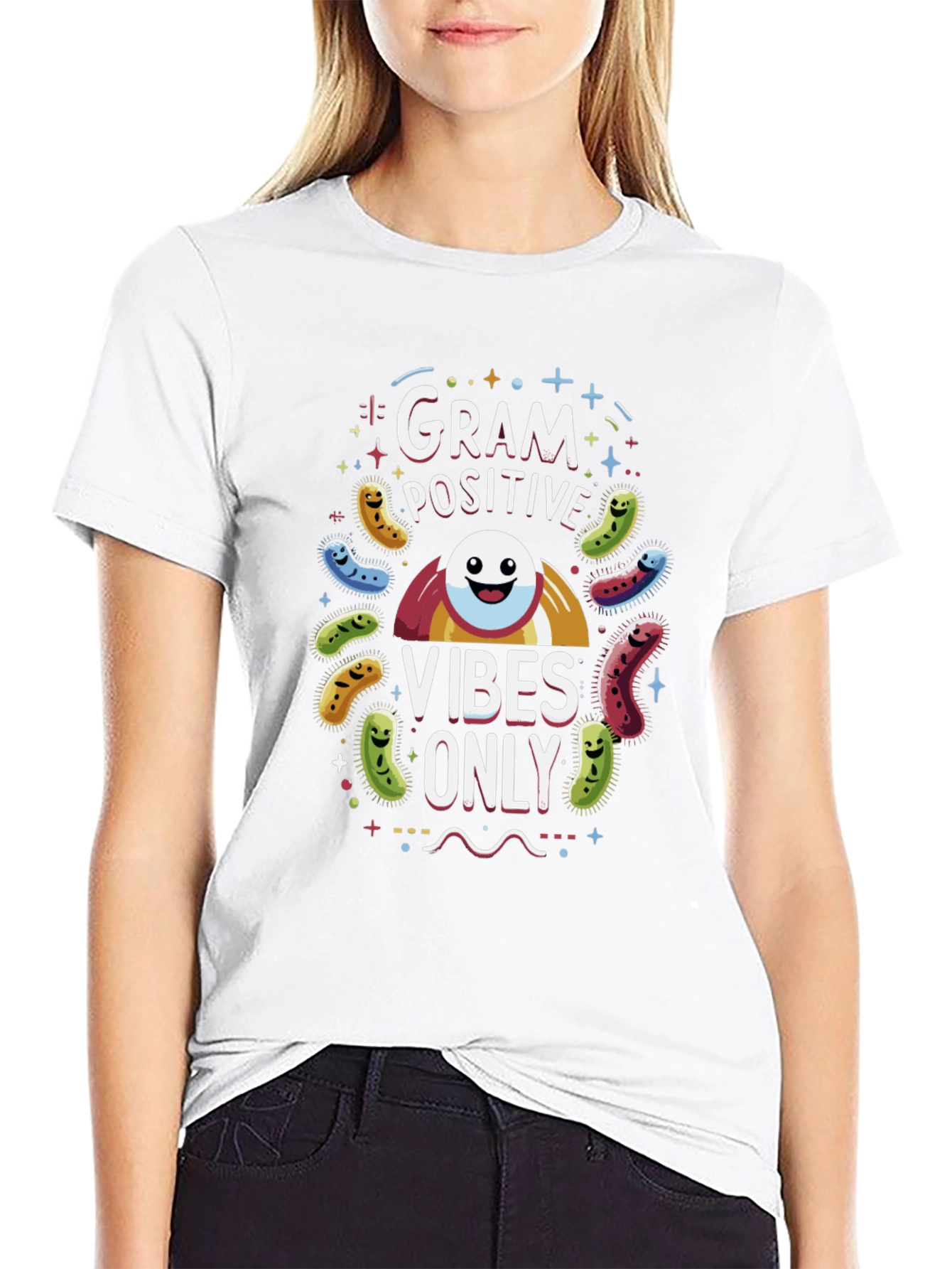 Gram Positive Vibes Only Black T-Shirt