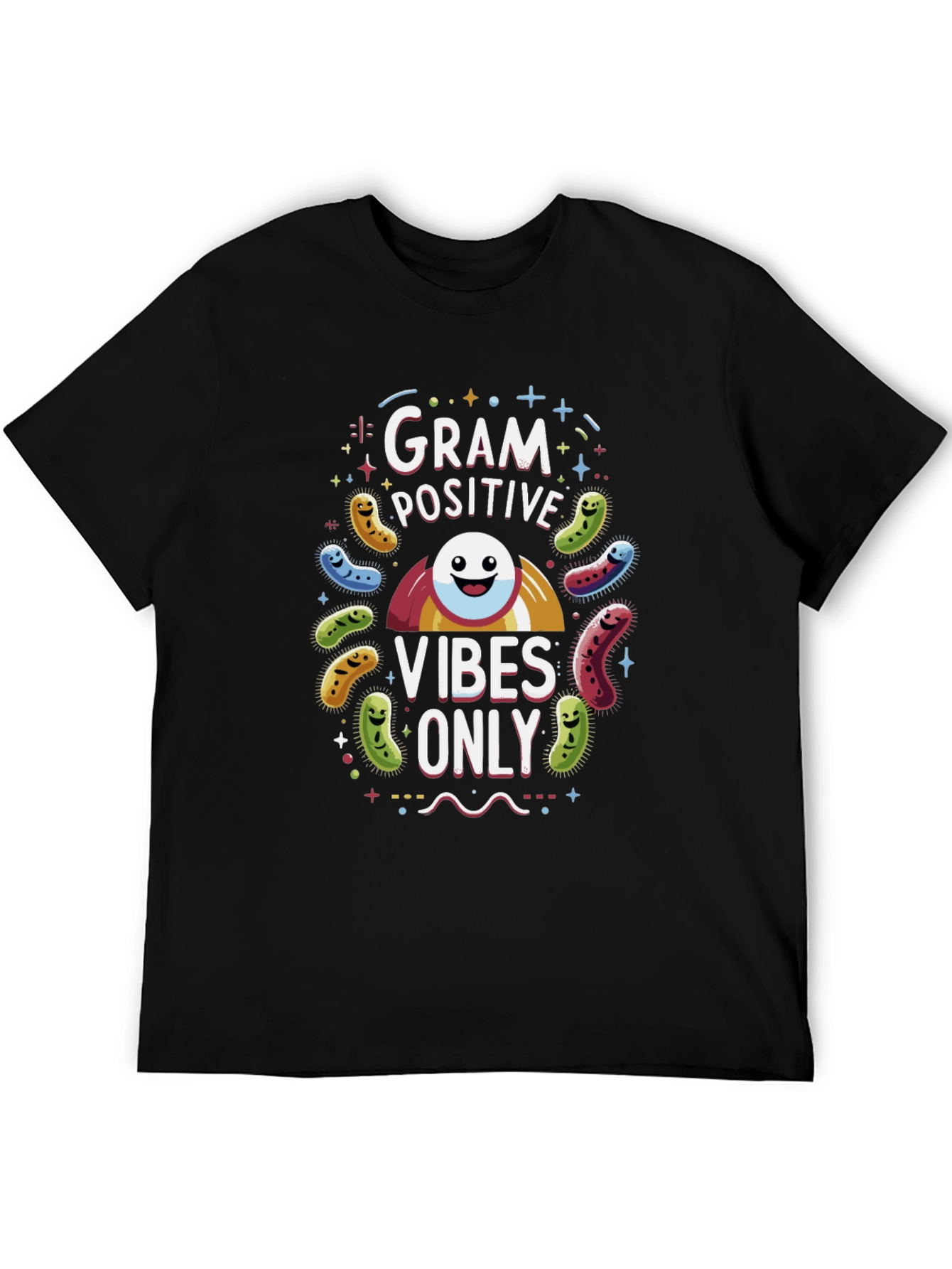 Gram Positive Vibes Only Black T-Shirt