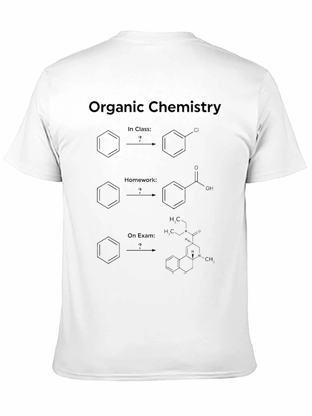 Organic Chemistry T-Shirt - Funny Science Student Gift