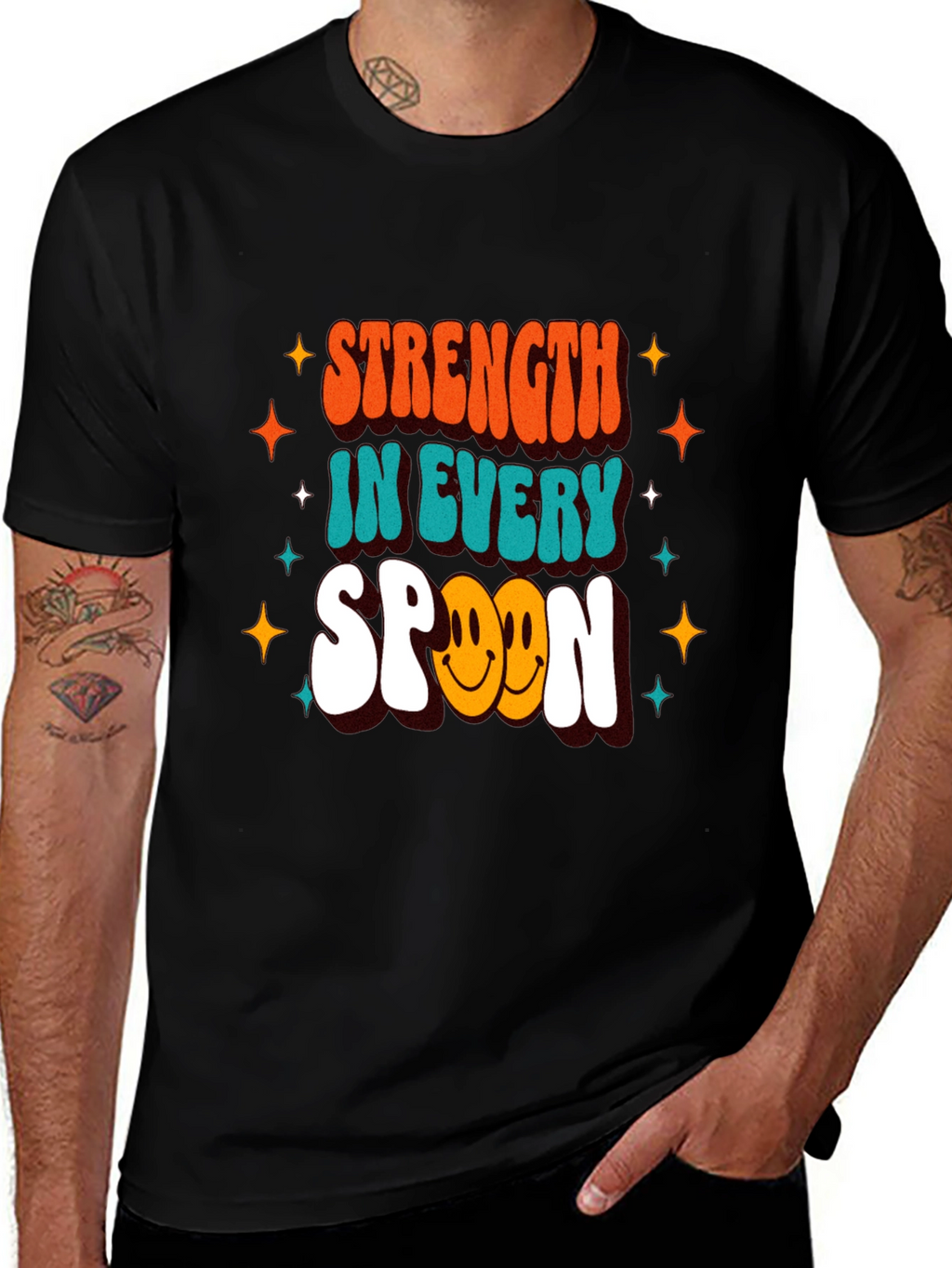 Strength In Every Spoon Graphic T-Shirt