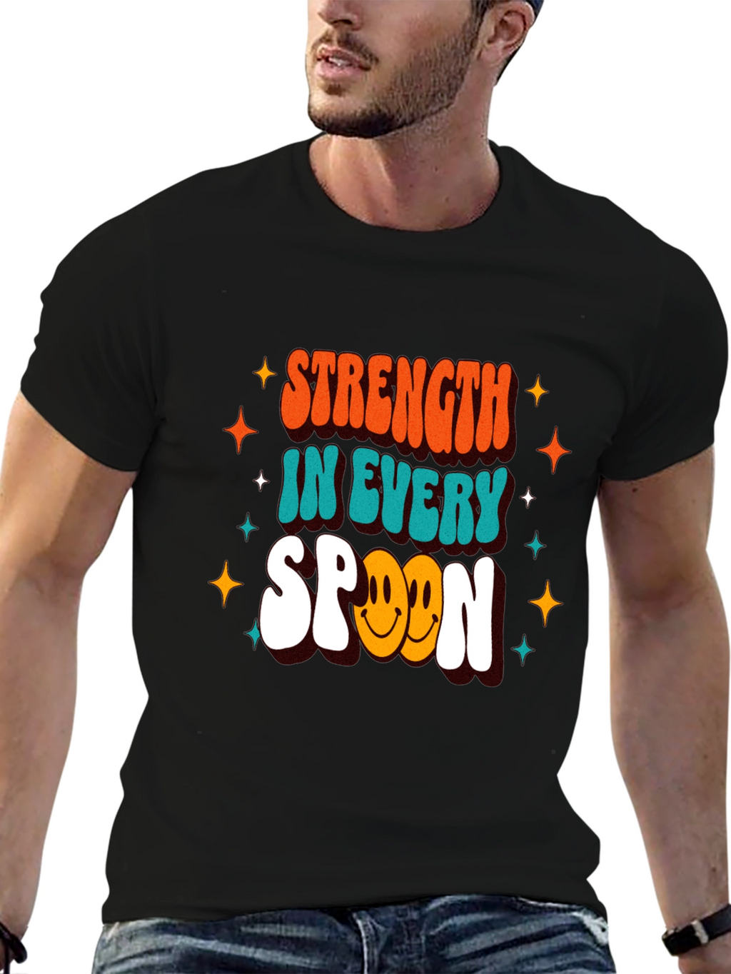 Strength In Every Spoon Graphic T-Shirt