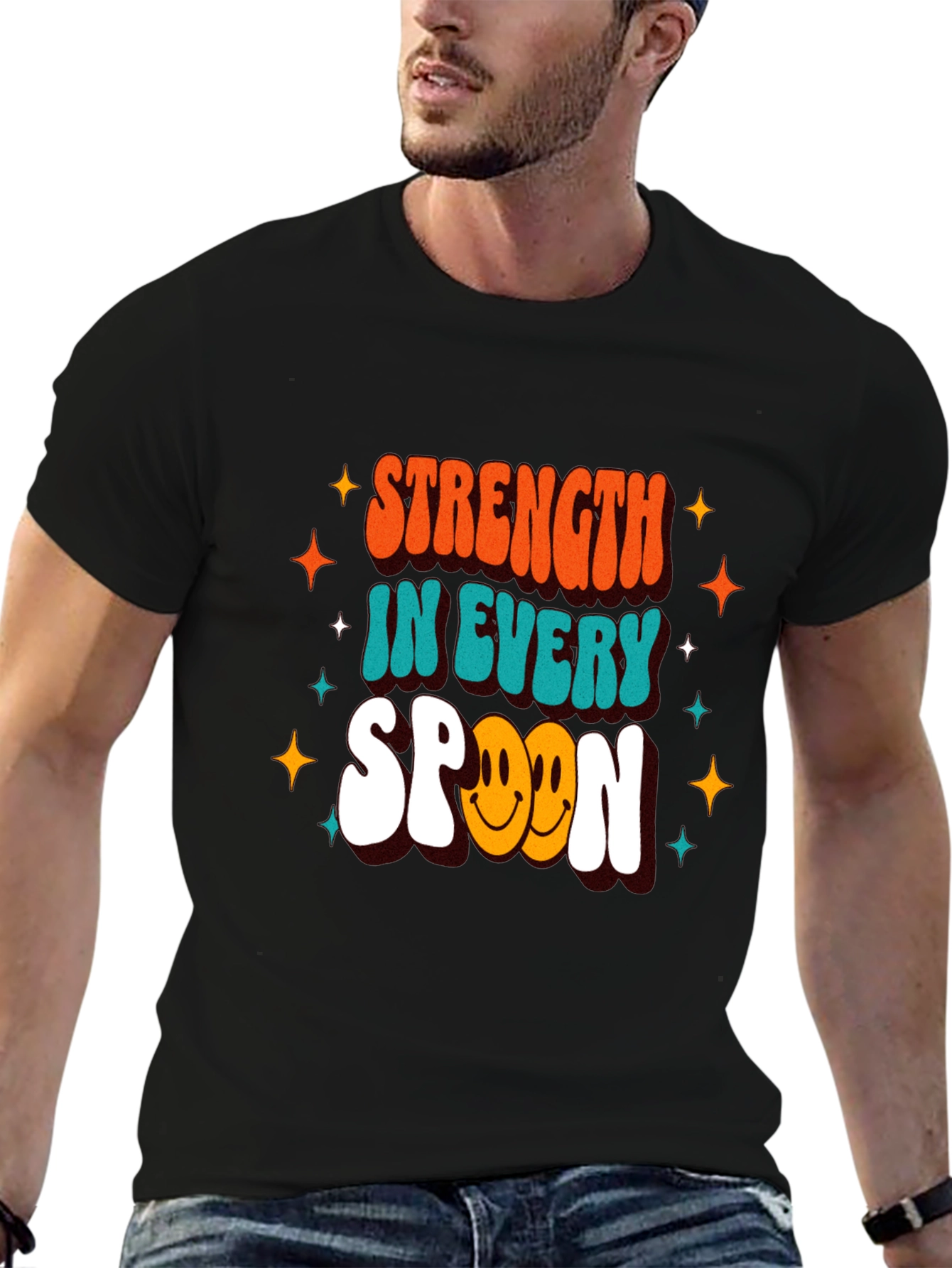 Strength In Every Spoon Graphic T-Shirt