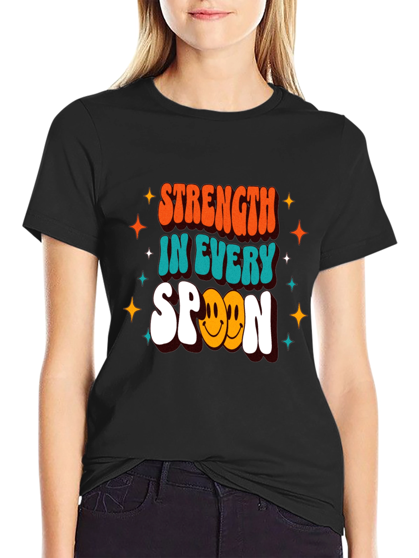 Strength In Every Spoon Graphic T-Shirt