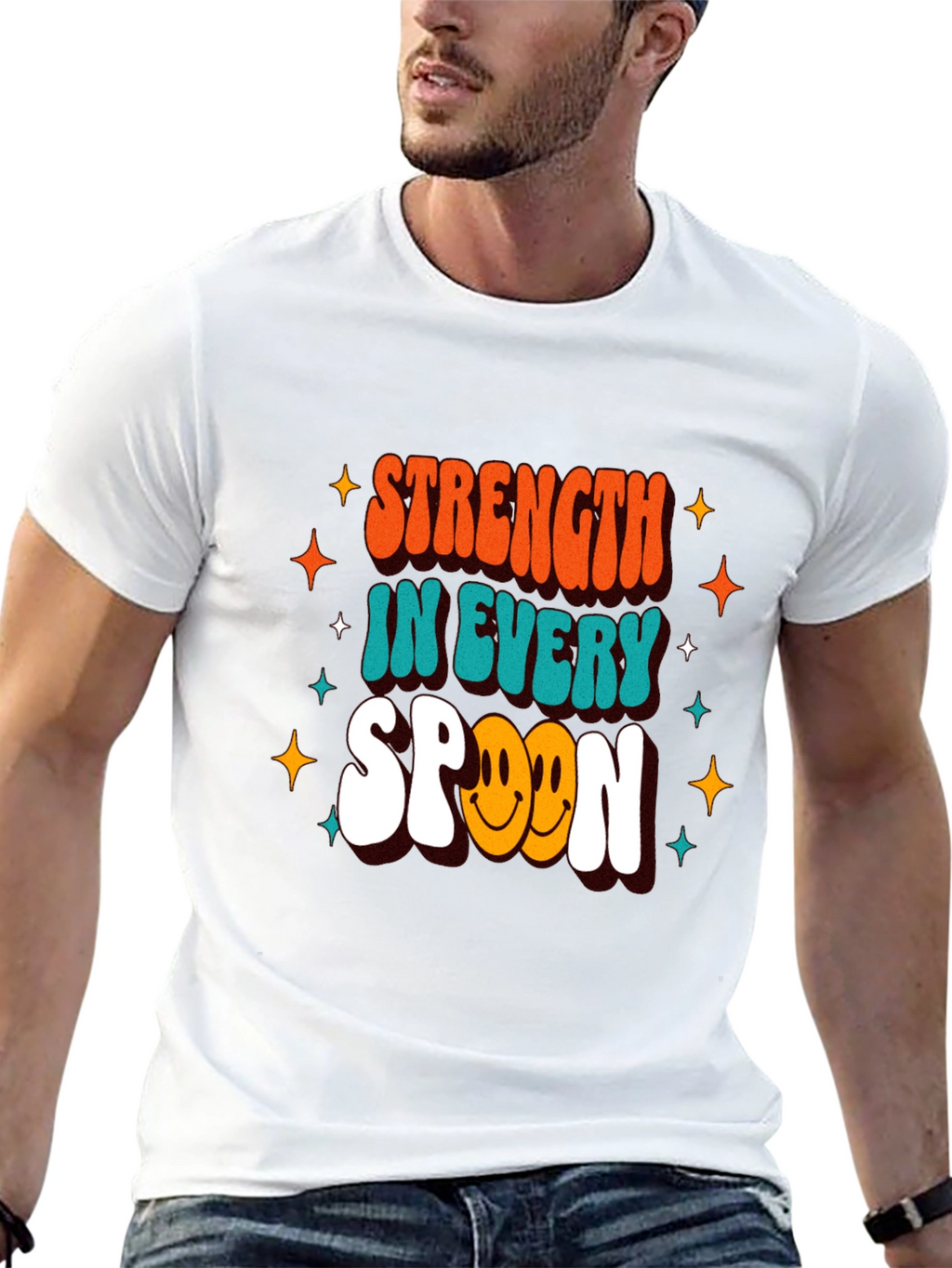 Strength In Every Spoon Graphic T-Shirt