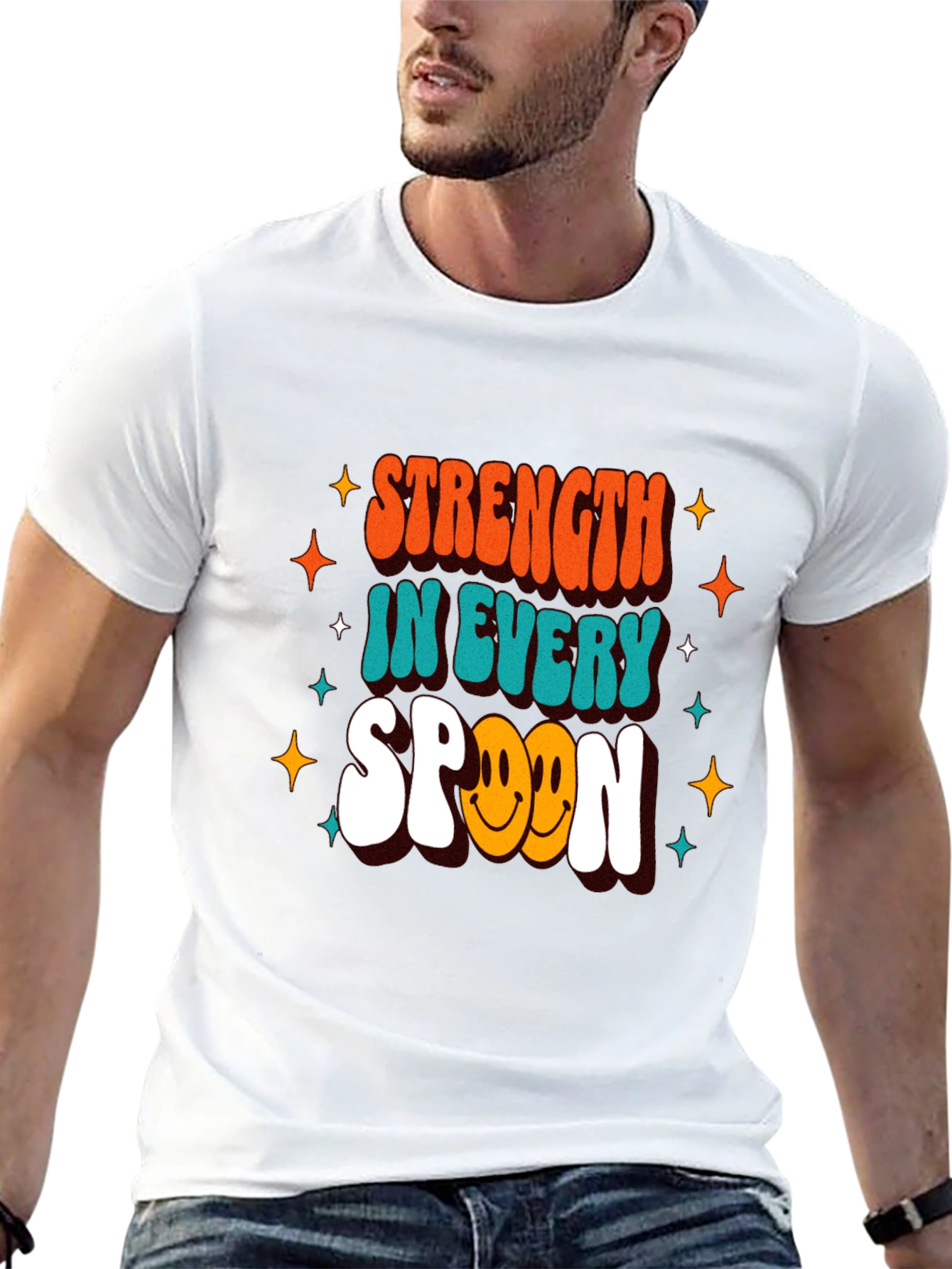 Strength In Every Spoon Graphic T-Shirt