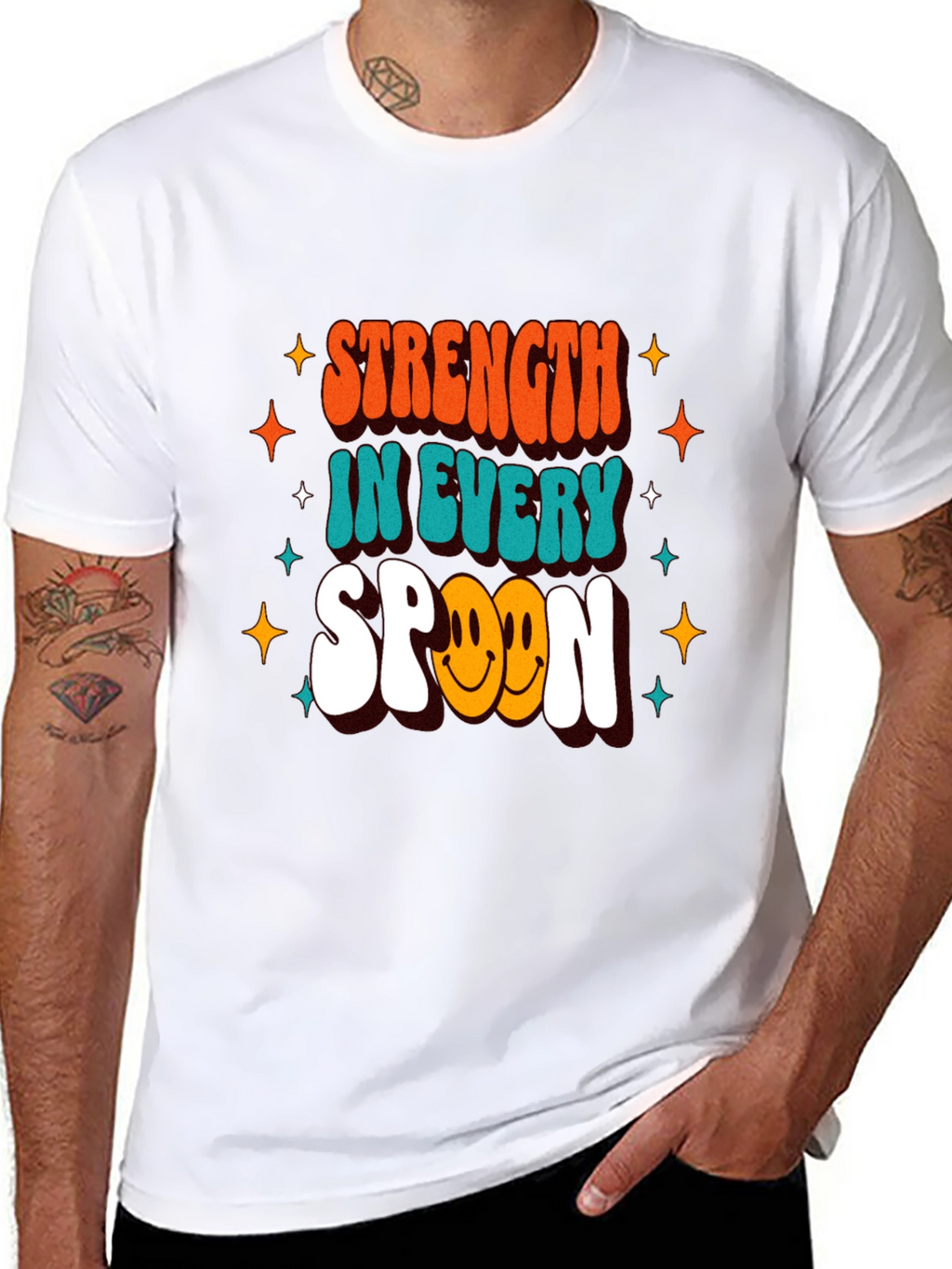 Strength In Every Spoon Graphic T-Shirt