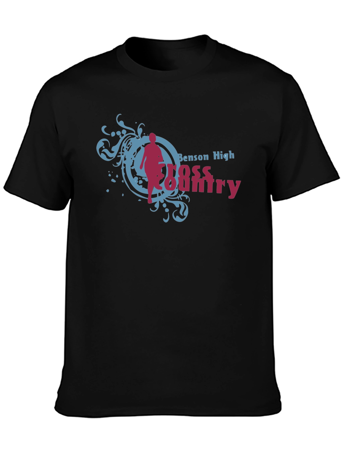 Benson High Cross Country Black T-Shirt