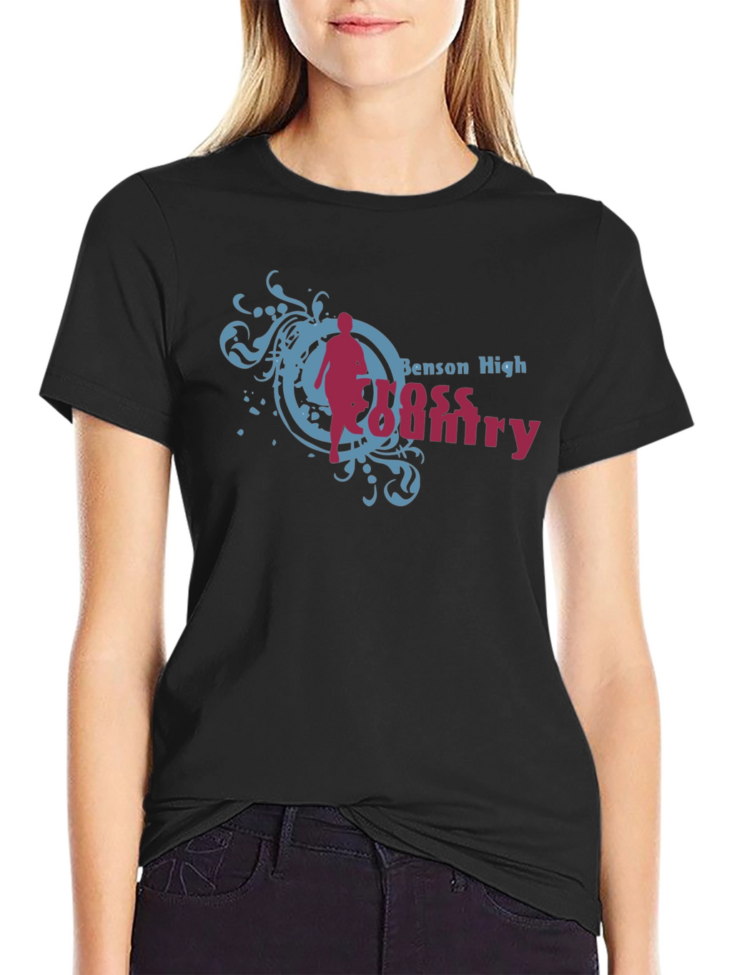 Benson High Cross Country Black T-Shirt
