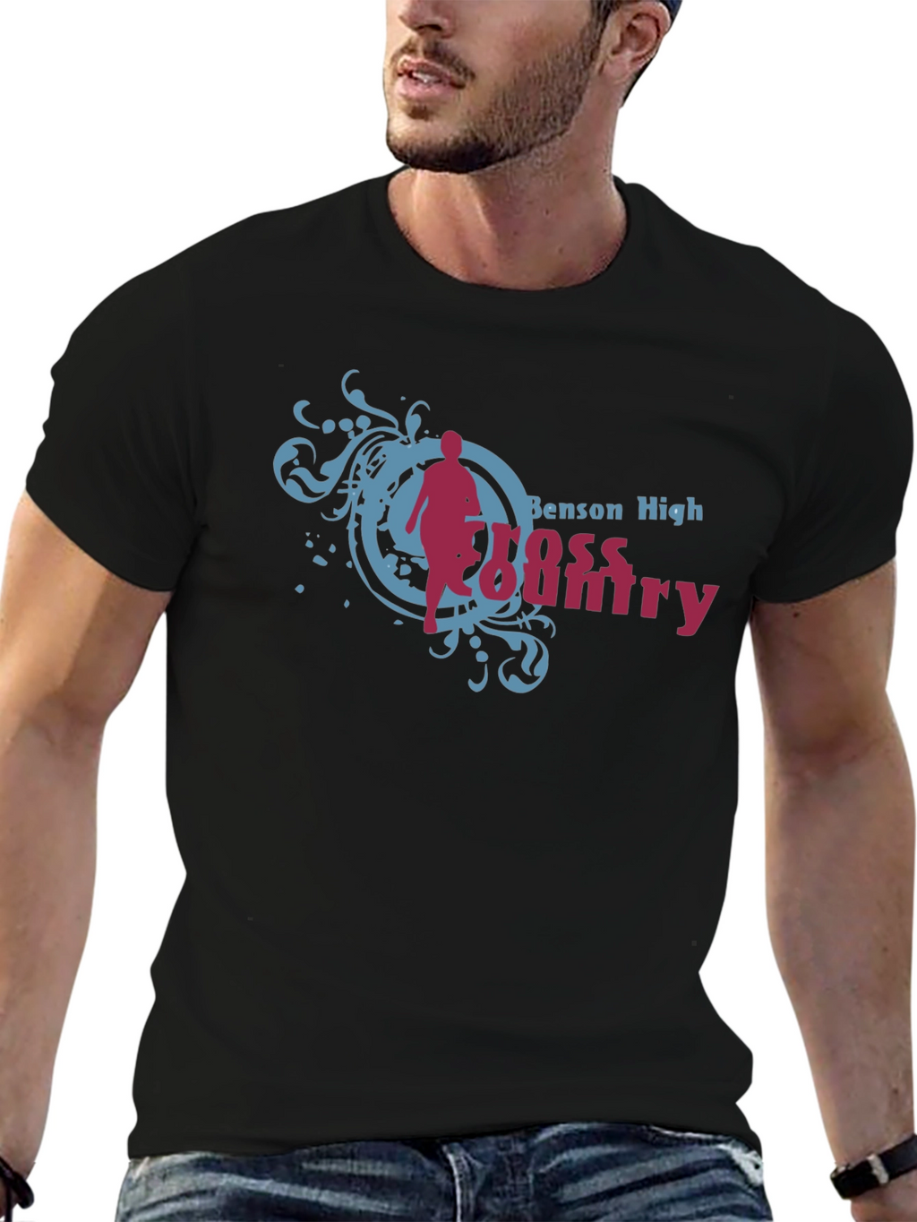 Benson High Cross Country Black T-Shirt