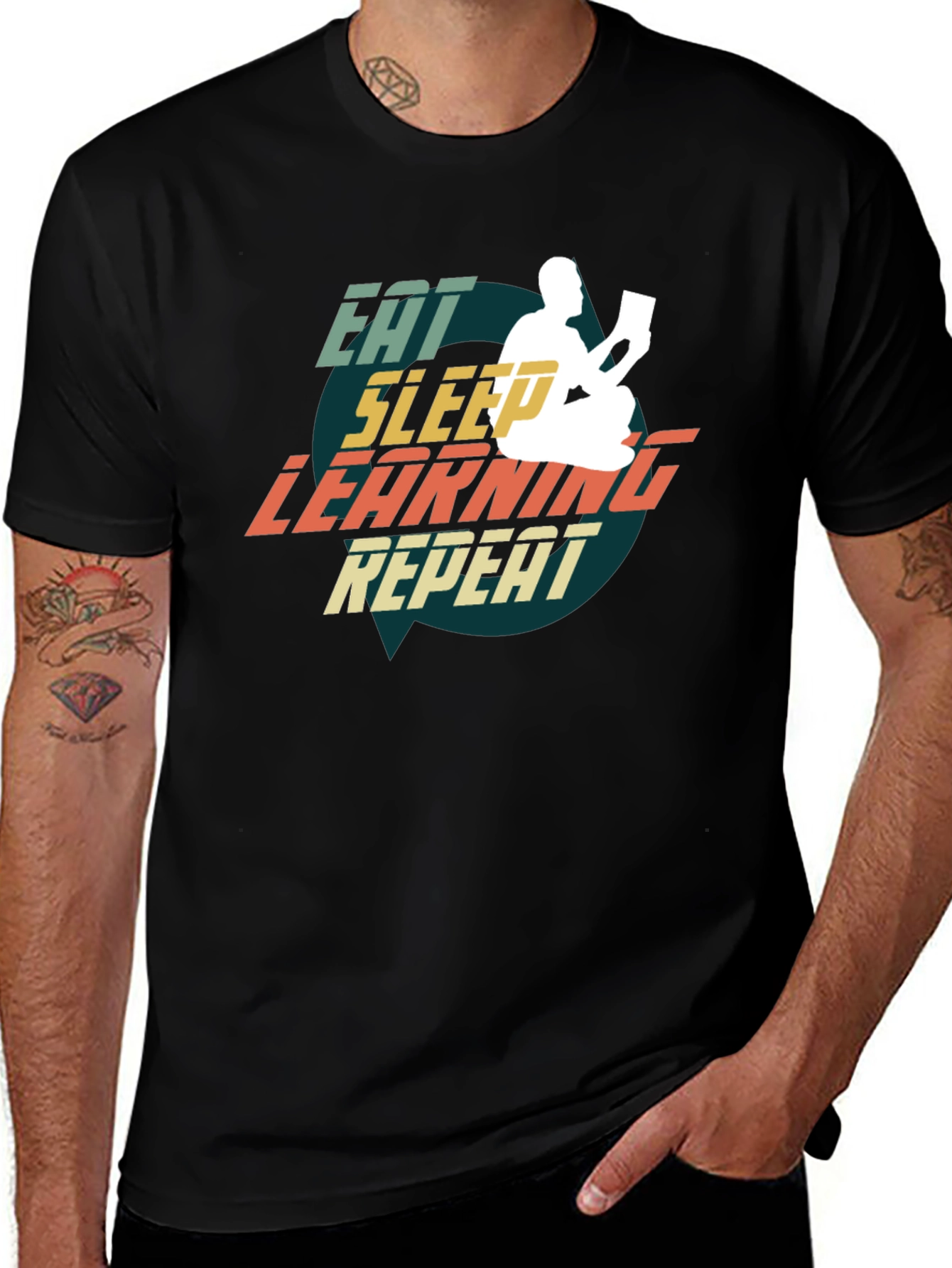 Eat Sleep Learning Repeat T-Shirt