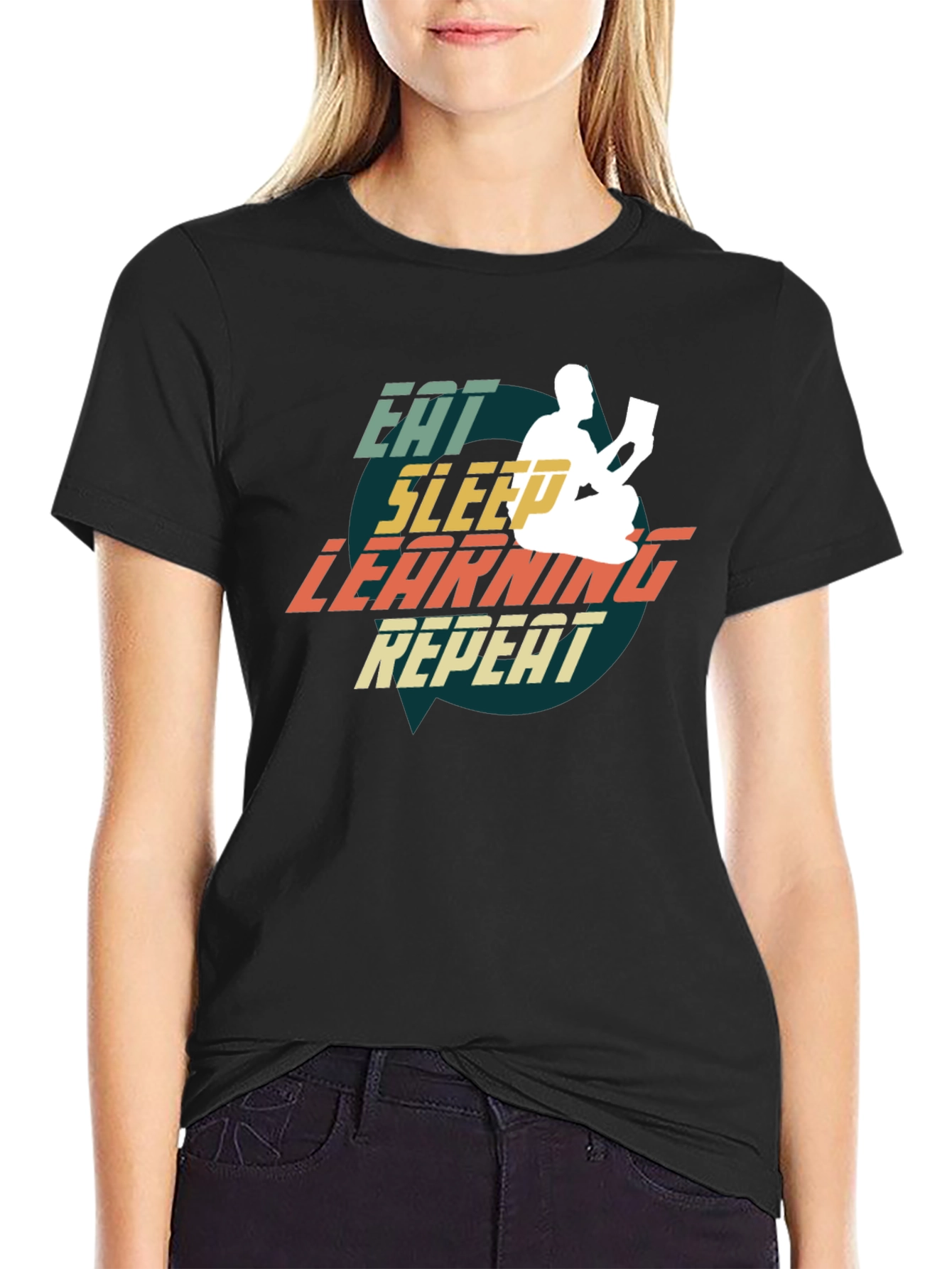 Eat Sleep Learning Repeat T-Shirt