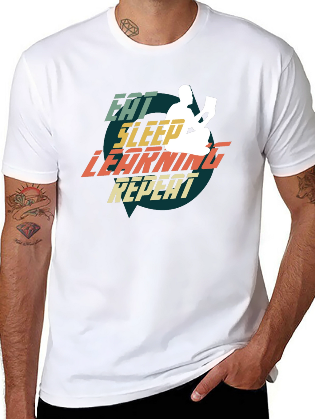 Eat Sleep Learning Repeat T-Shirt