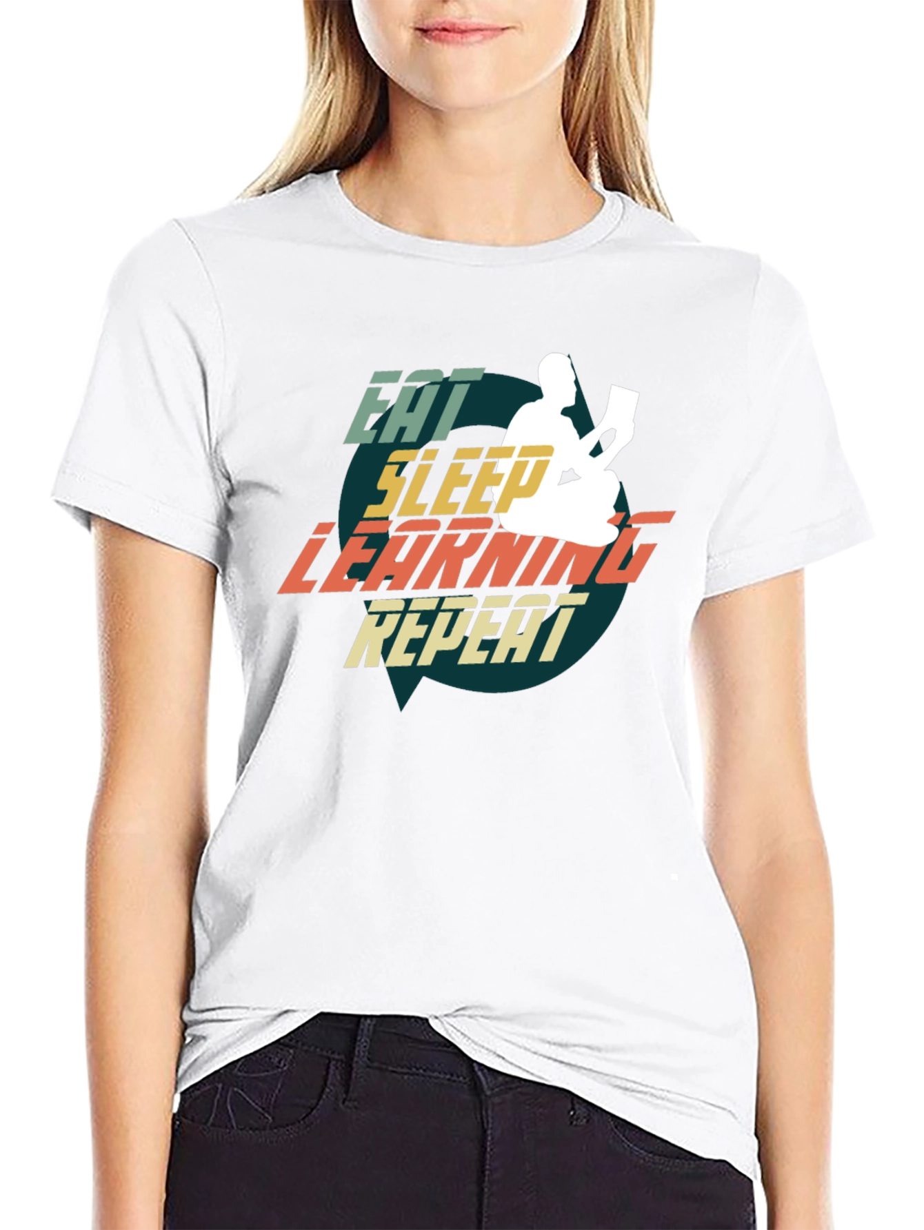 Eat Sleep Learning Repeat T-Shirt