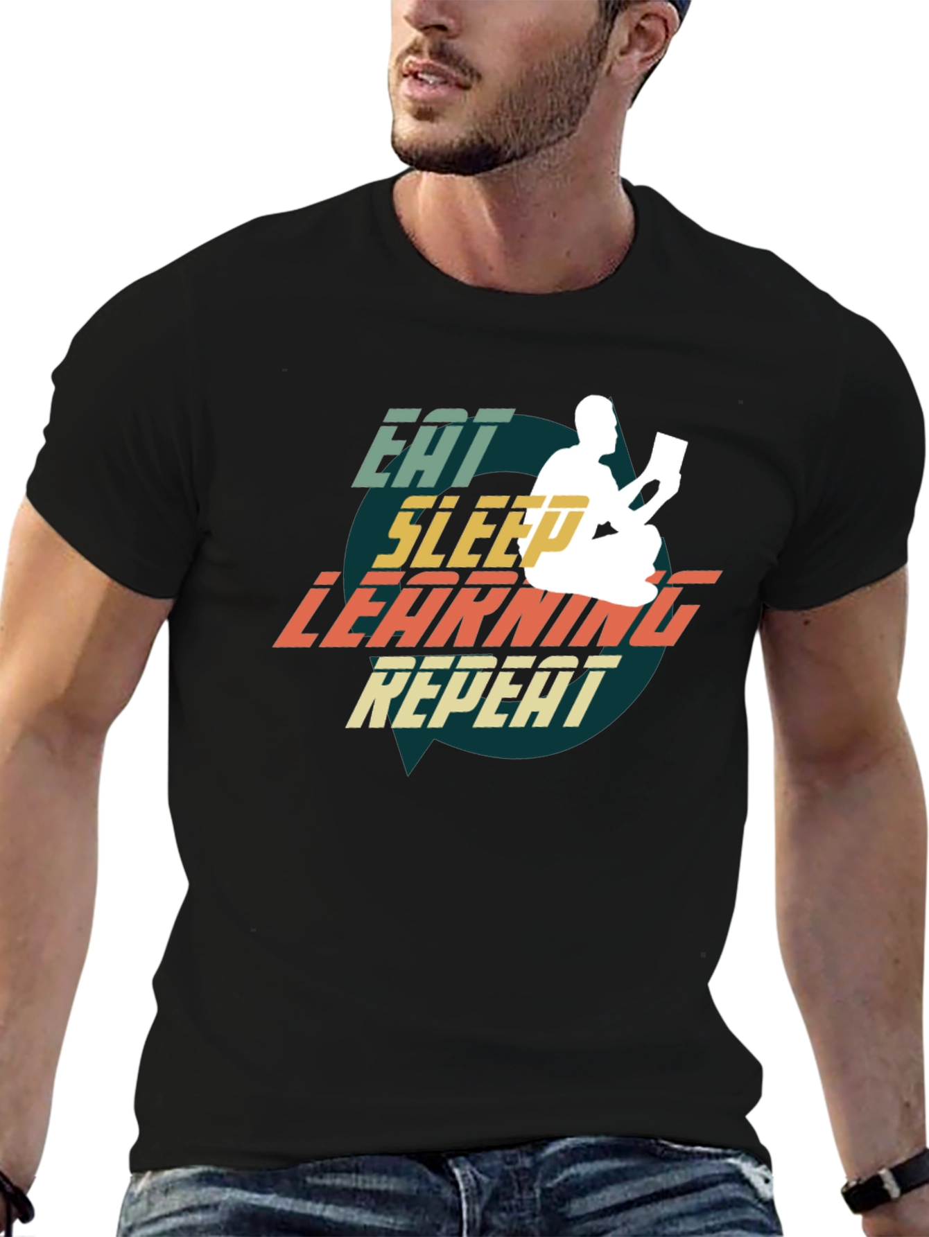 Eat Sleep Learning Repeat T-Shirt