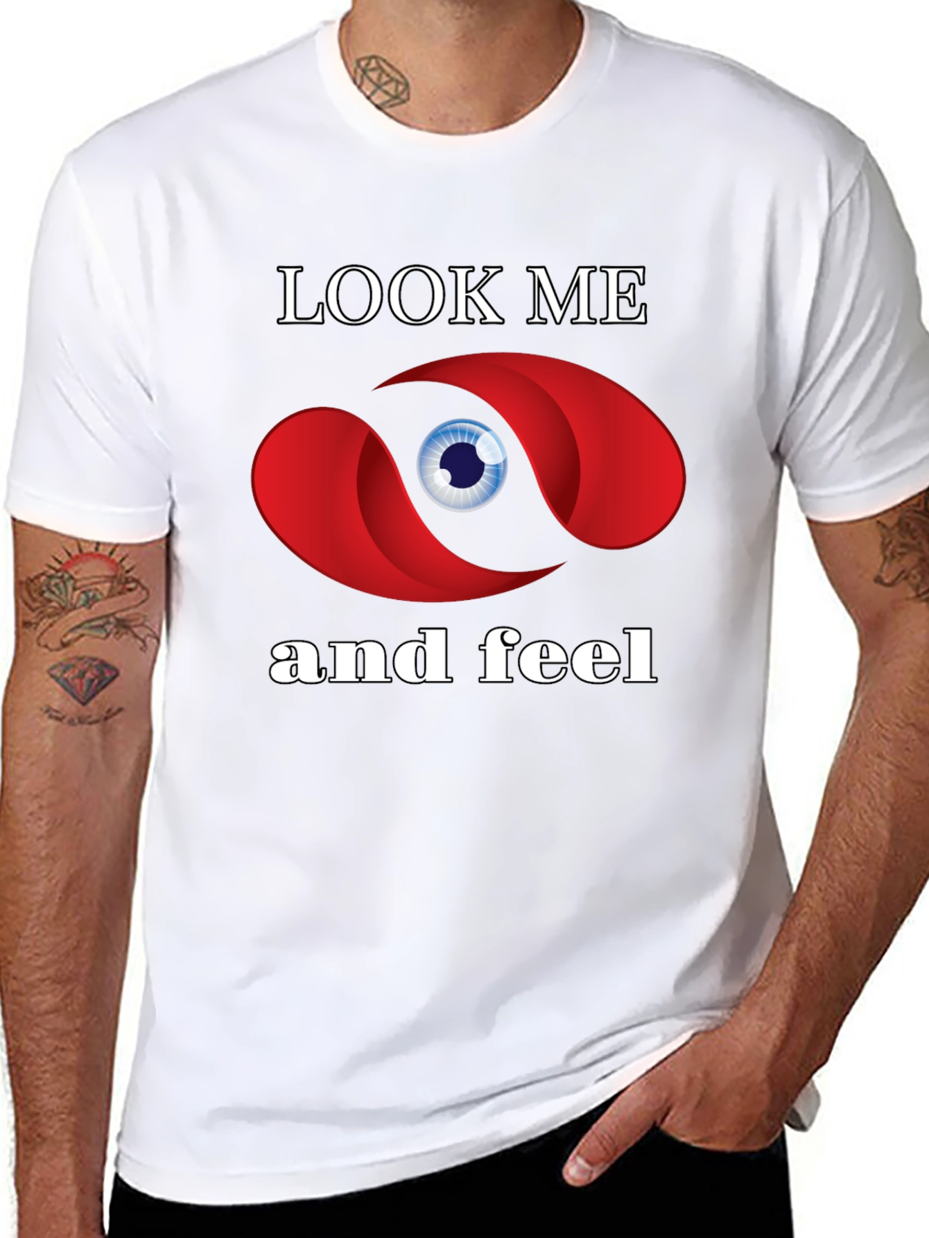Look Me and Feel Graphic T-Shirt