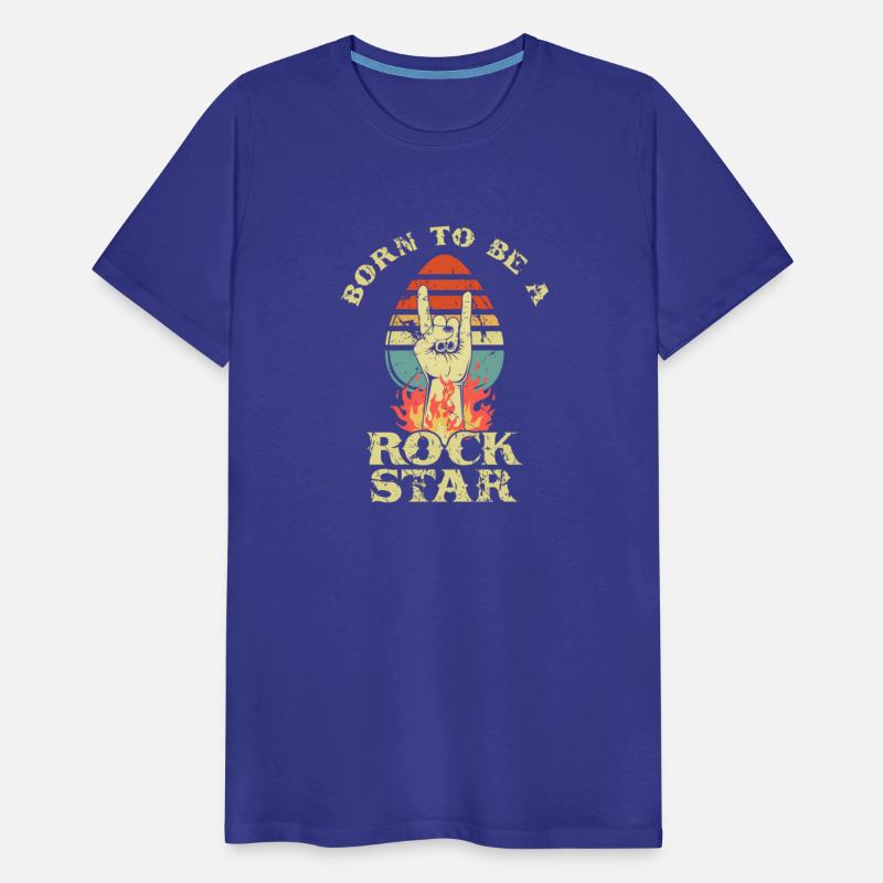 Born To Be Rock Star Hand Horns Rock And Roll