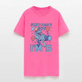 Boy Age 5 Year Old Cute Birth Born Roar Dinosaur