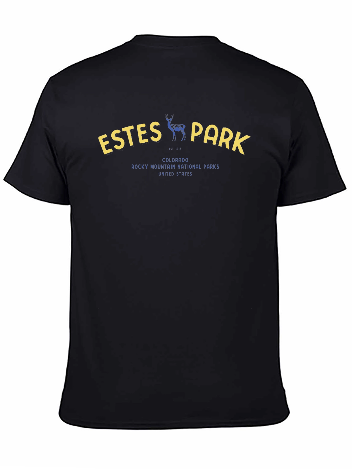Estes Park Graphic Tee - Colorado Rocky Mountain National Parks Shirt
