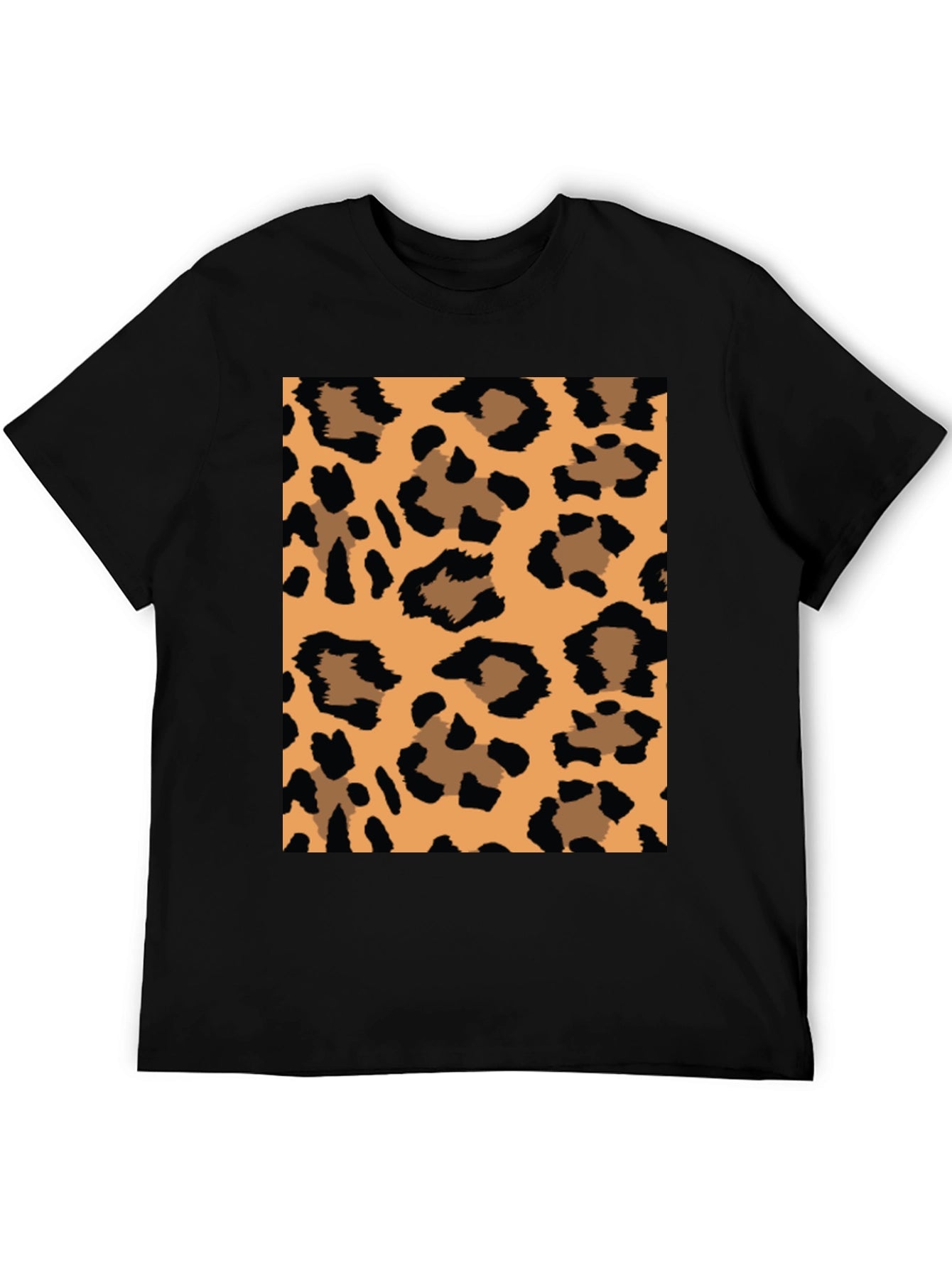 Leopard Print Graphic Tee
