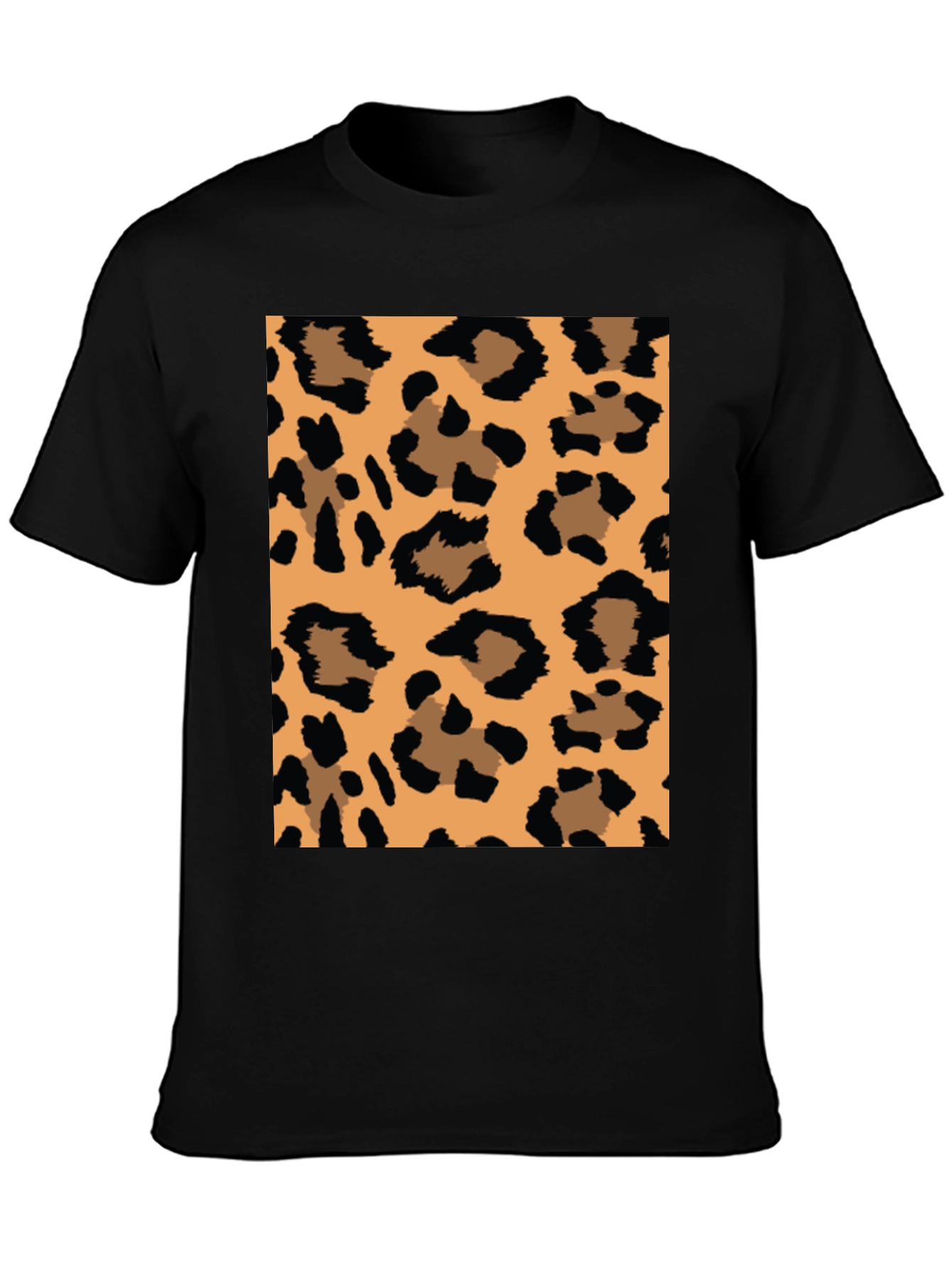 Leopard Print Graphic Tee