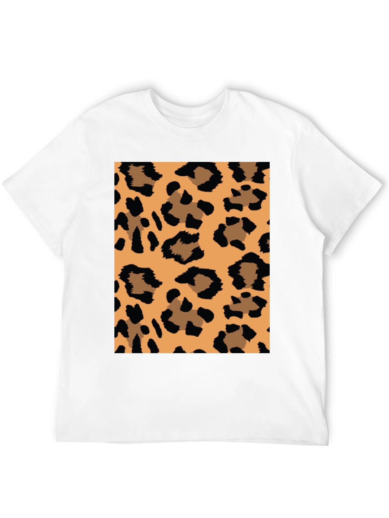 Leopard Print Graphic Tee