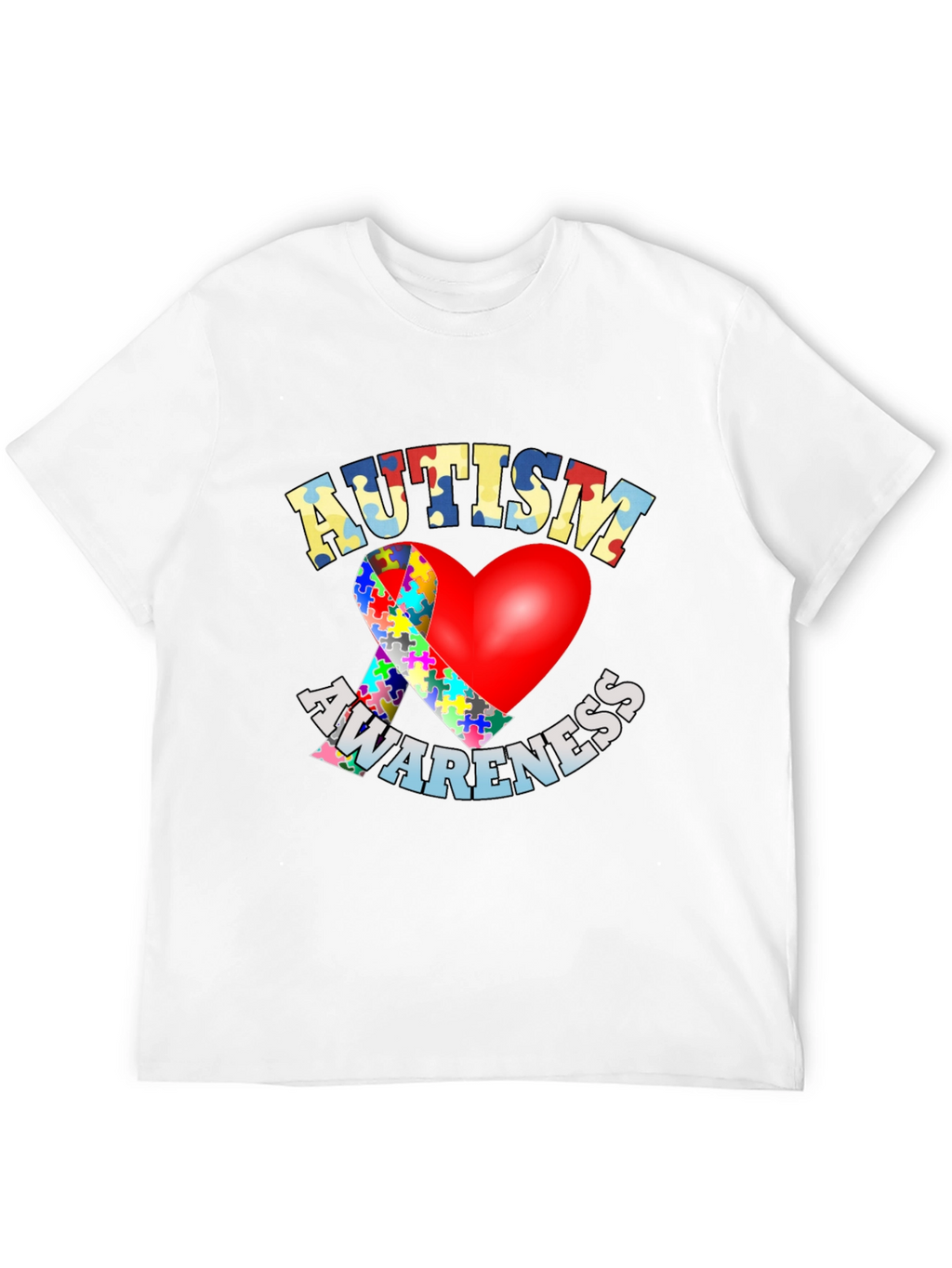 Autism Awareness Heart T-Shirt