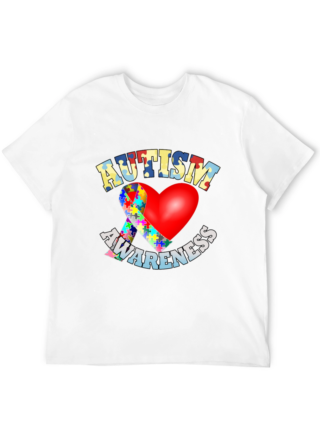 Autism Awareness Heart T-Shirt