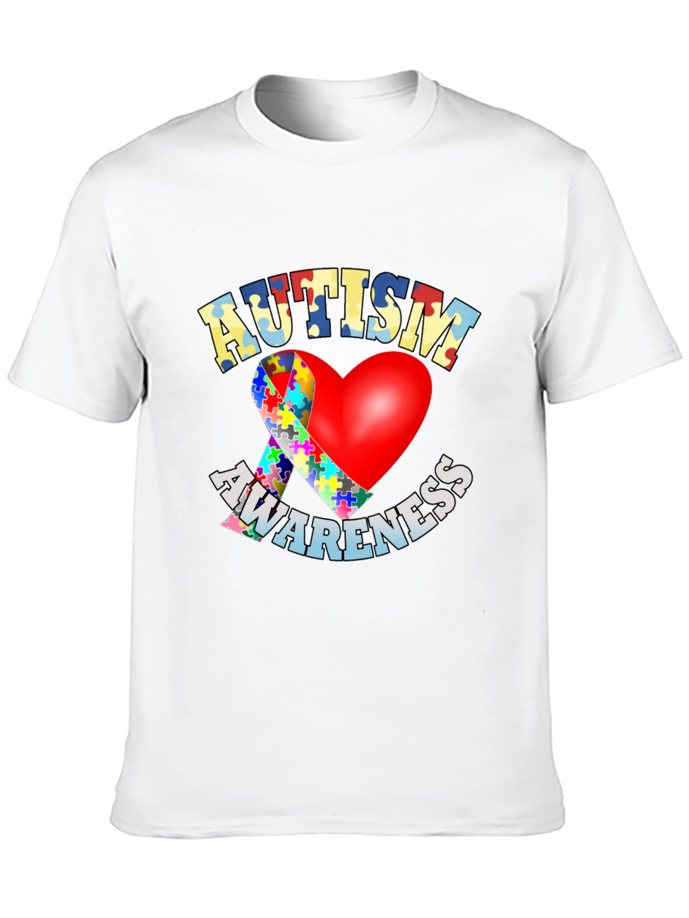 Autism Awareness Heart T-Shirt