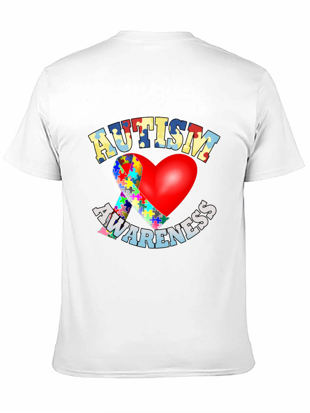 Autism Awareness Heart T-Shirt