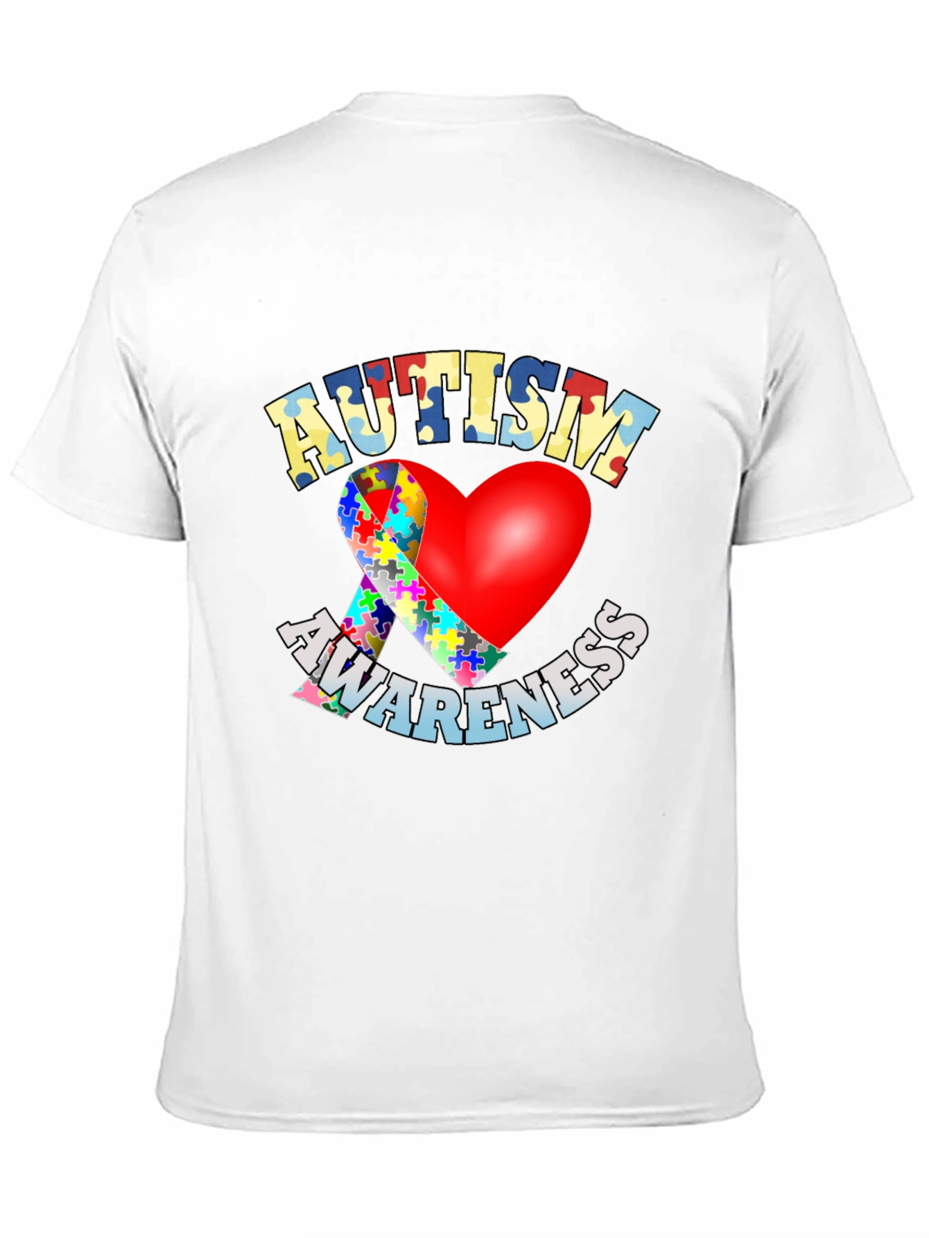 Autism Awareness Heart T-Shirt