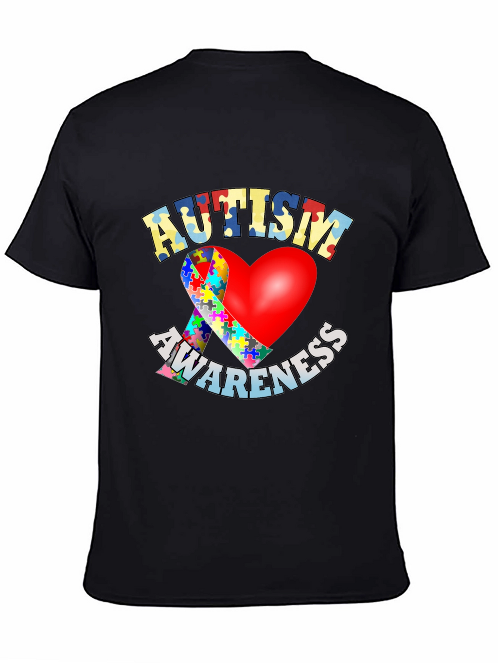 Autism Awareness Heart T-Shirt