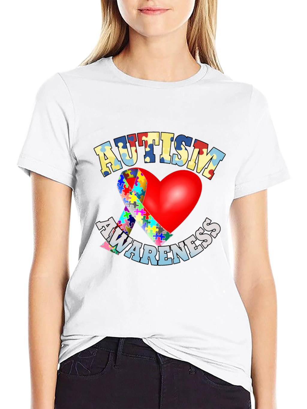 Autism Awareness Heart T-Shirt