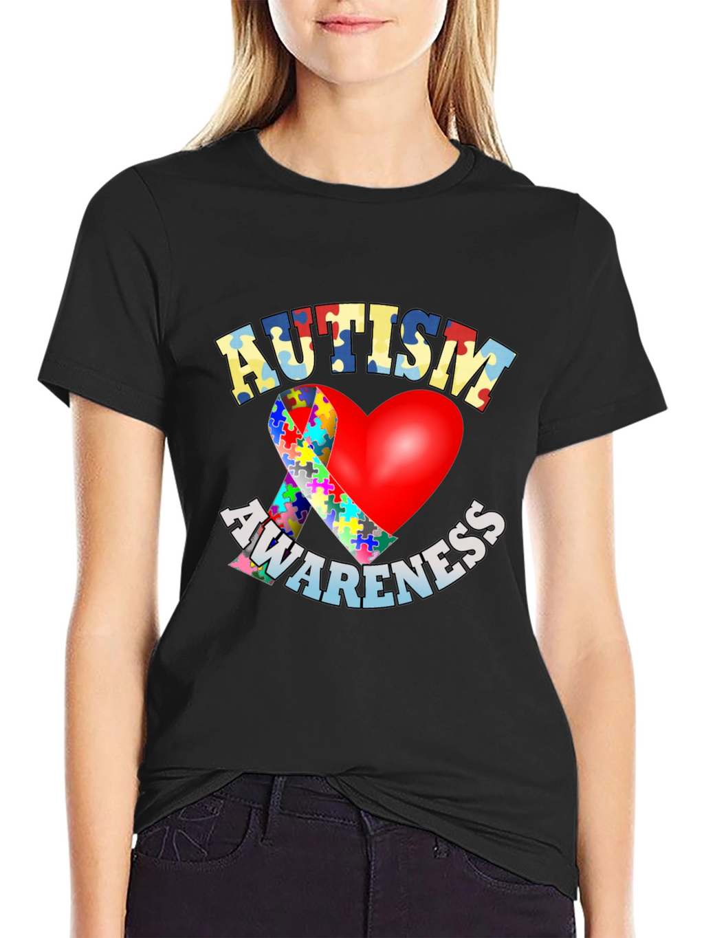 Autism Awareness Heart T-Shirt