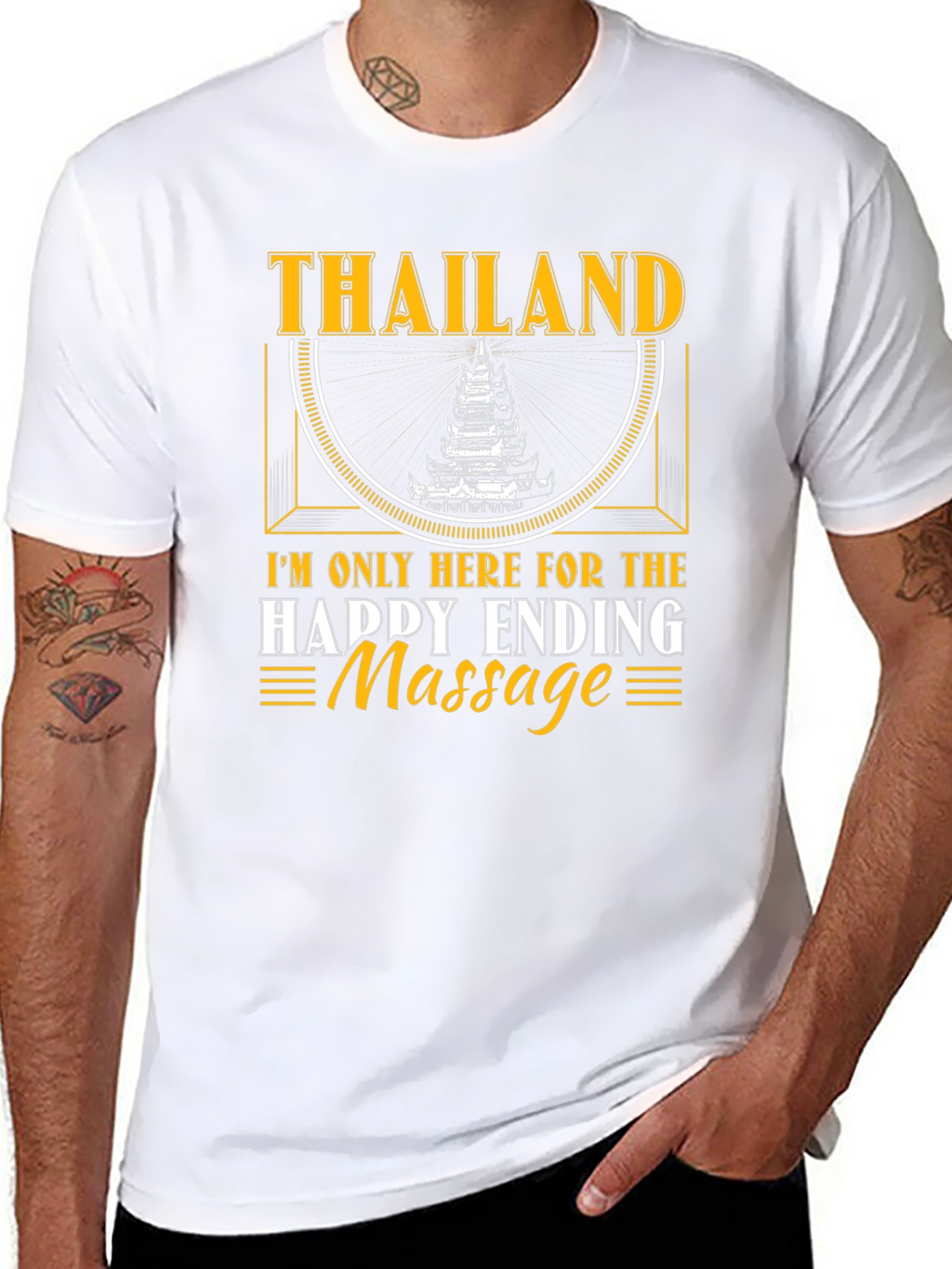 Thailand Happy Ending Massage Novelty T-Shirt