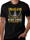 Thailand Happy Ending Massage Novelty T-Shirt