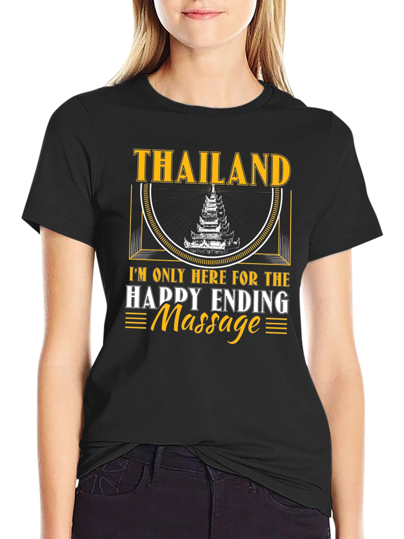Thailand Happy Ending Massage Novelty T-Shirt