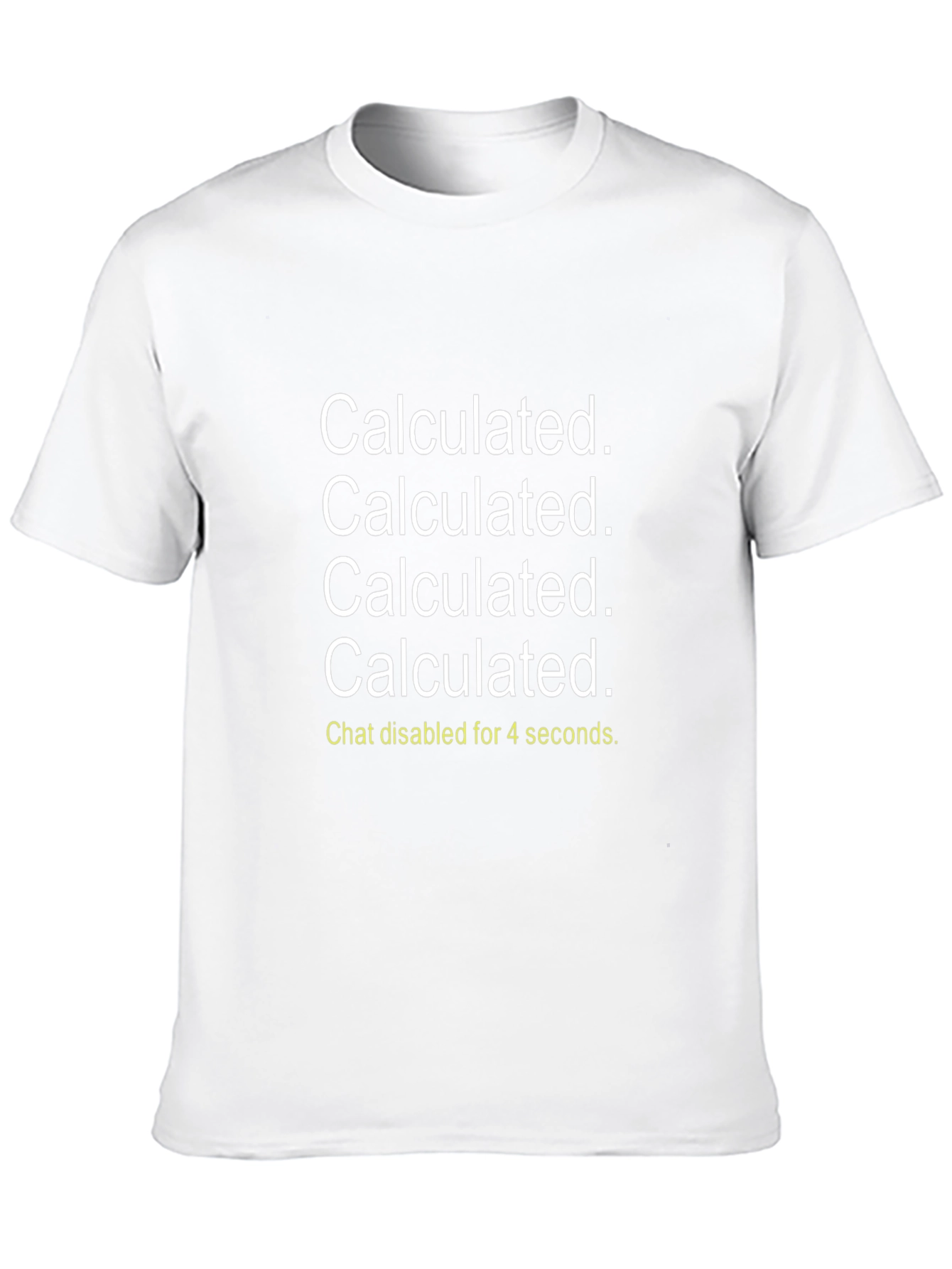 Calculated T-Shirt - Rocket League Inspired