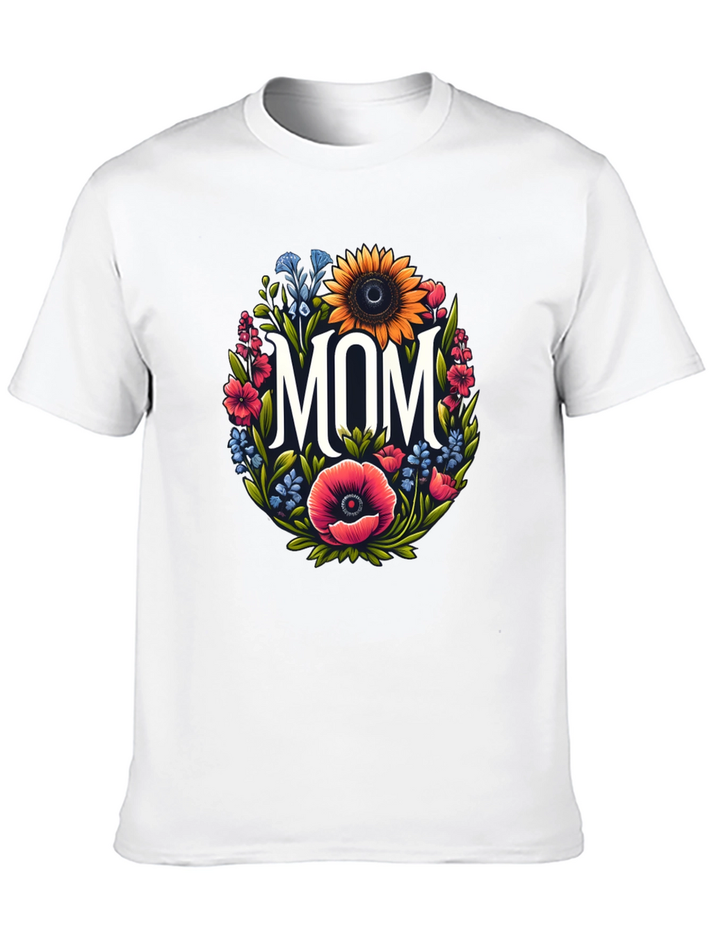 Floral Mom T-Shirt - Stylish Family Apparel