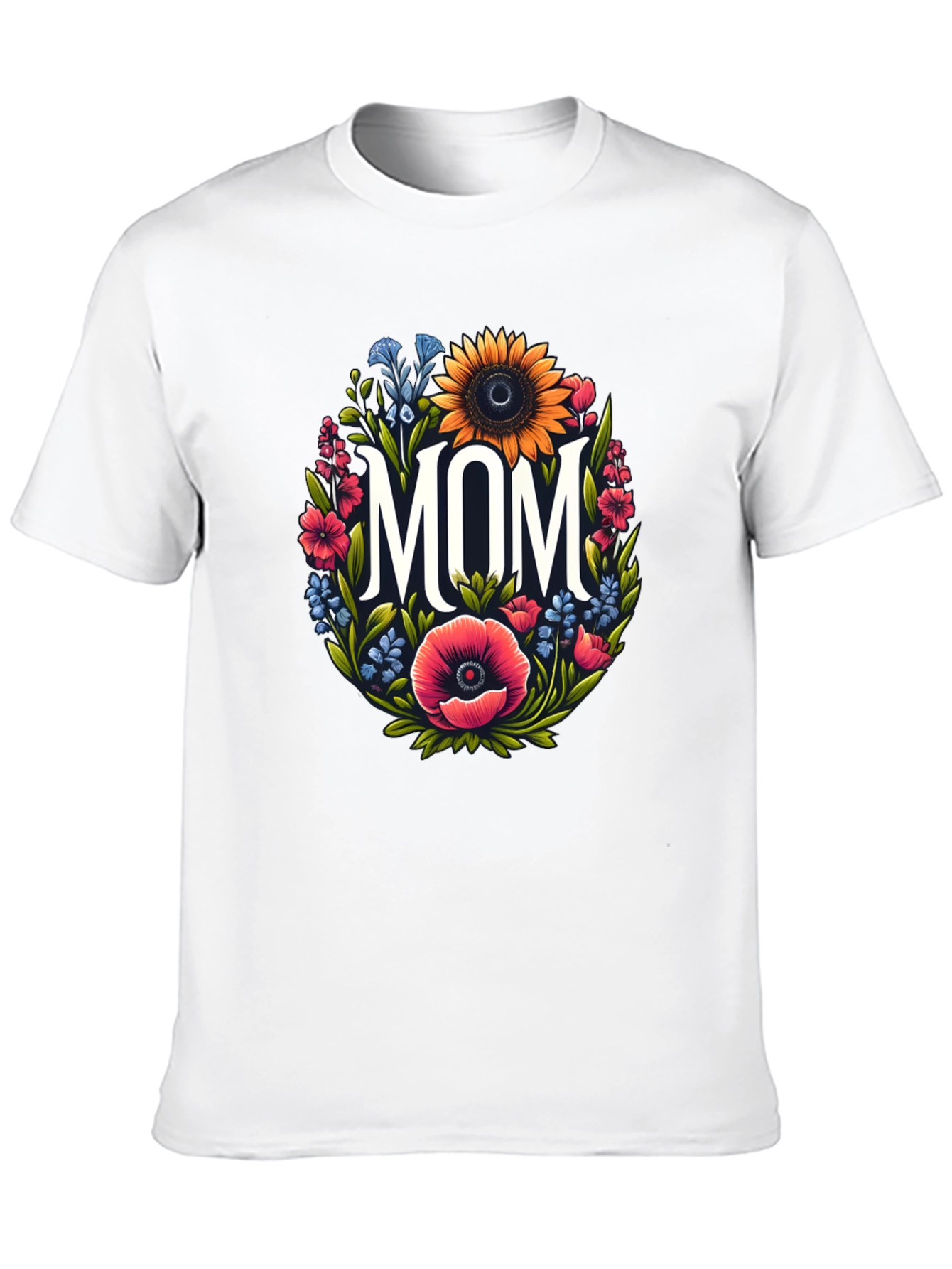 Floral Mom T-Shirt - Stylish Family Apparel