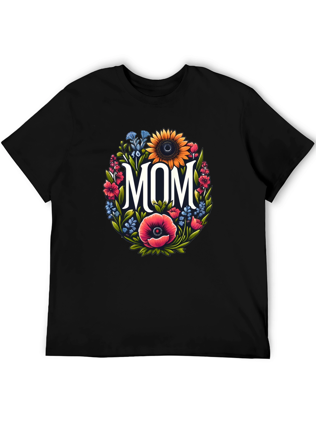 Floral Mom T-Shirt - Stylish Family Apparel