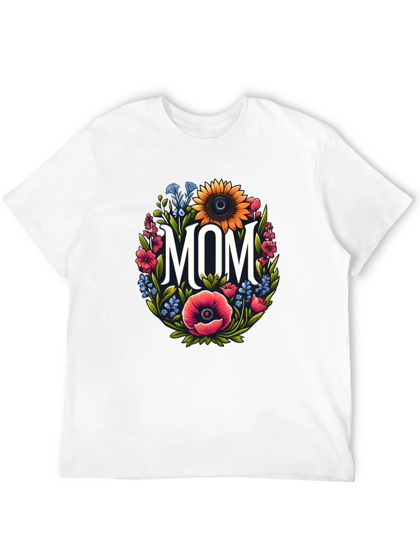 Floral Mom T-Shirt - Stylish Family Apparel
