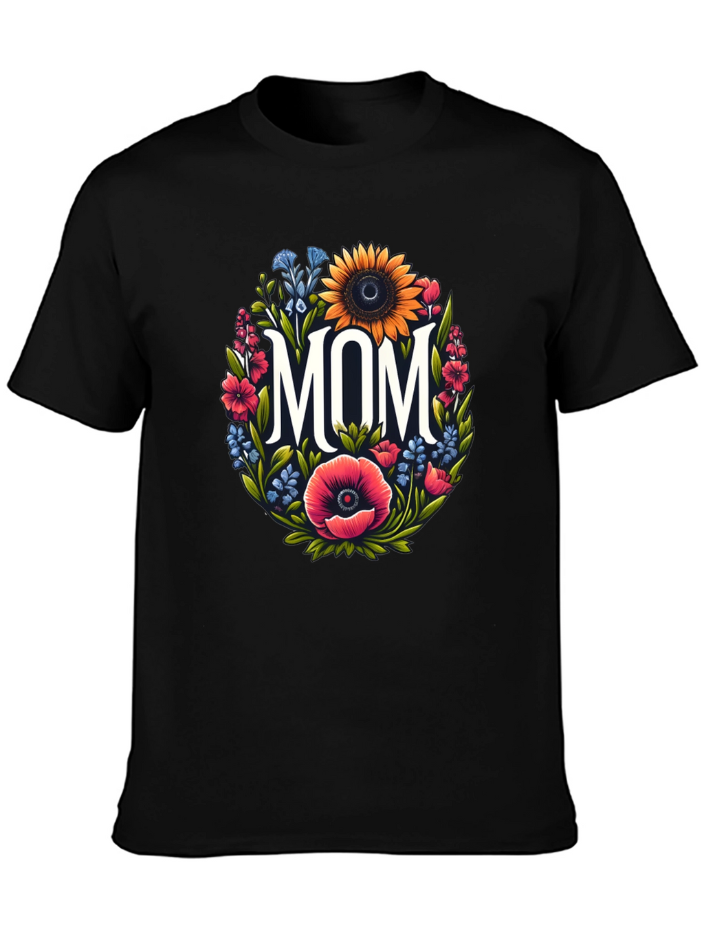 Floral Mom T-Shirt - Stylish Family Apparel