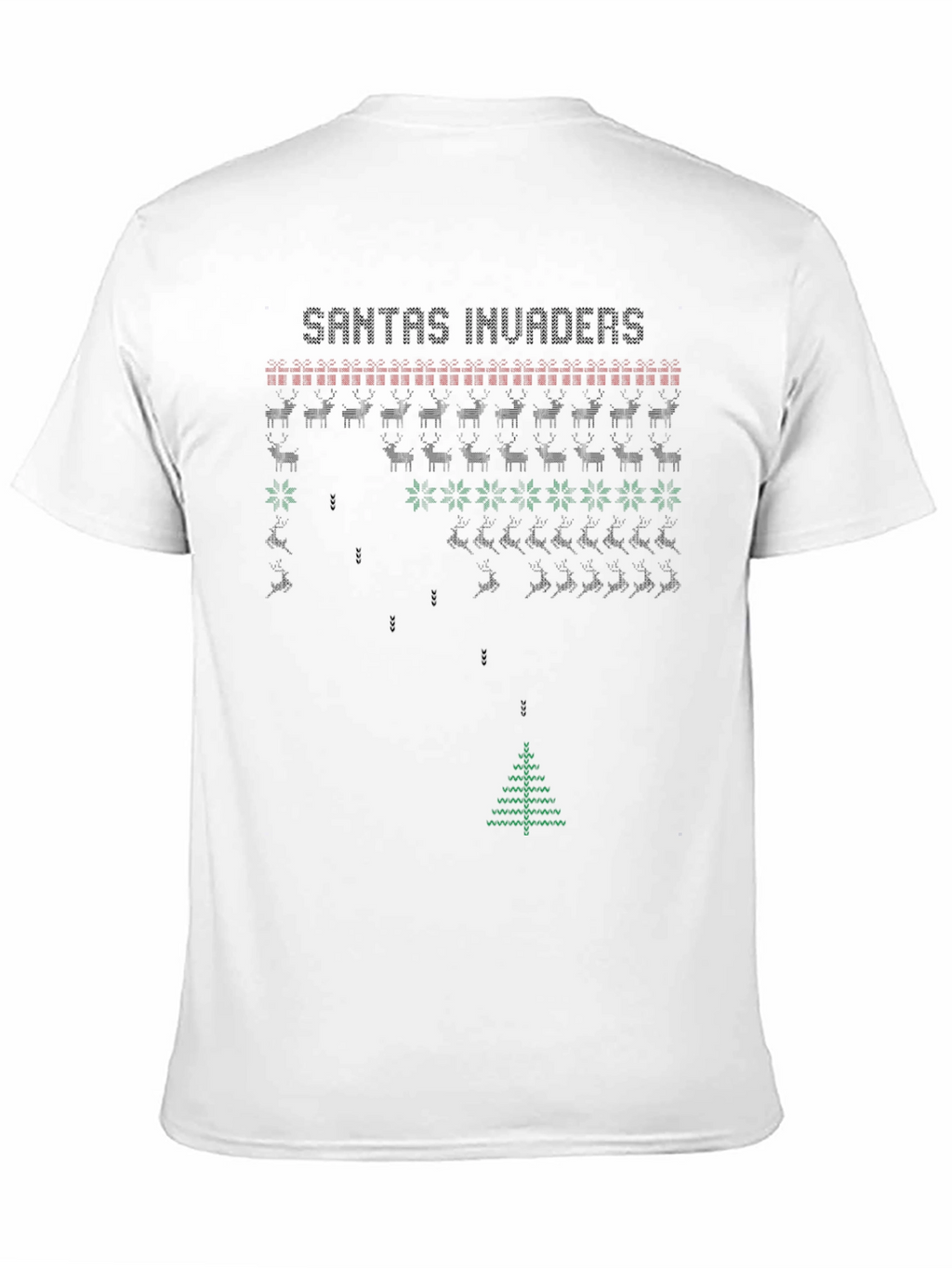 Santas Invaders Holiday T-Shirt