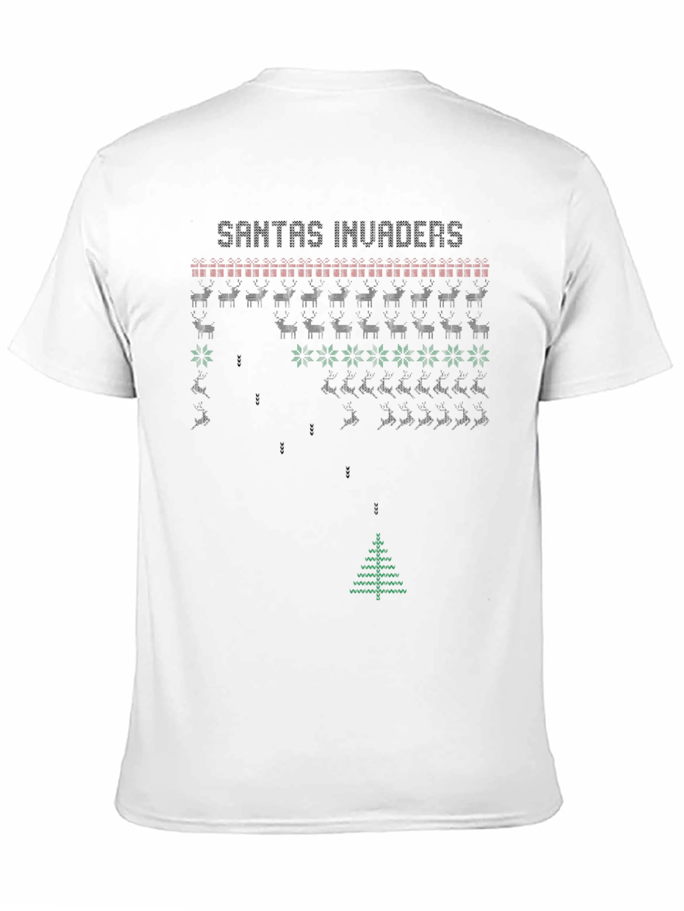 Santas Invaders Holiday T-Shirt