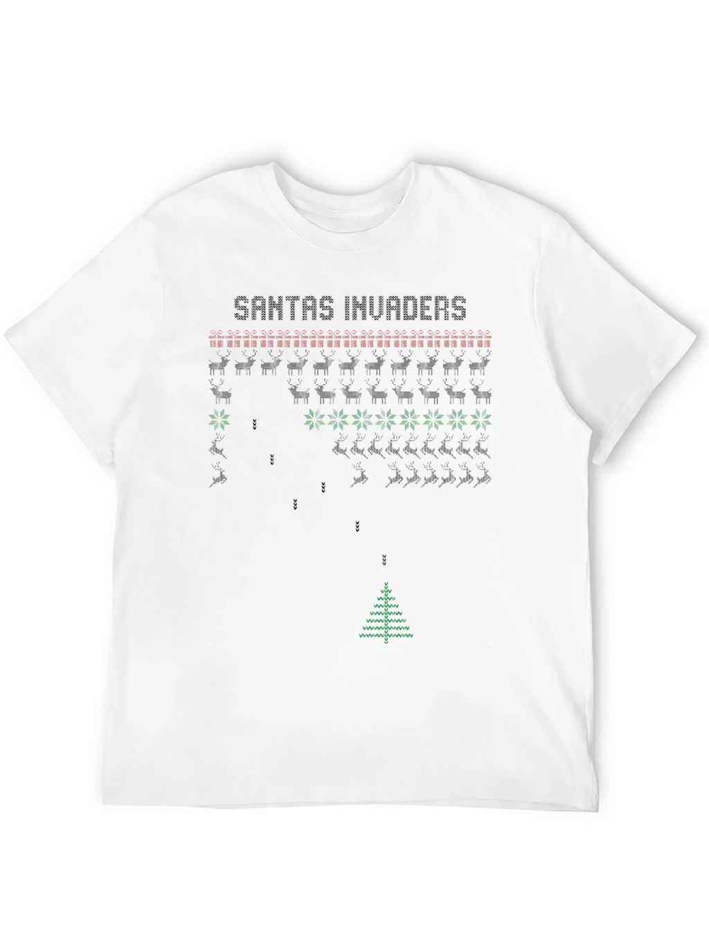 Santas Invaders Holiday T-Shirt