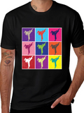 Retro Karate Kick T-Shirt - Martial Arts Pop Art