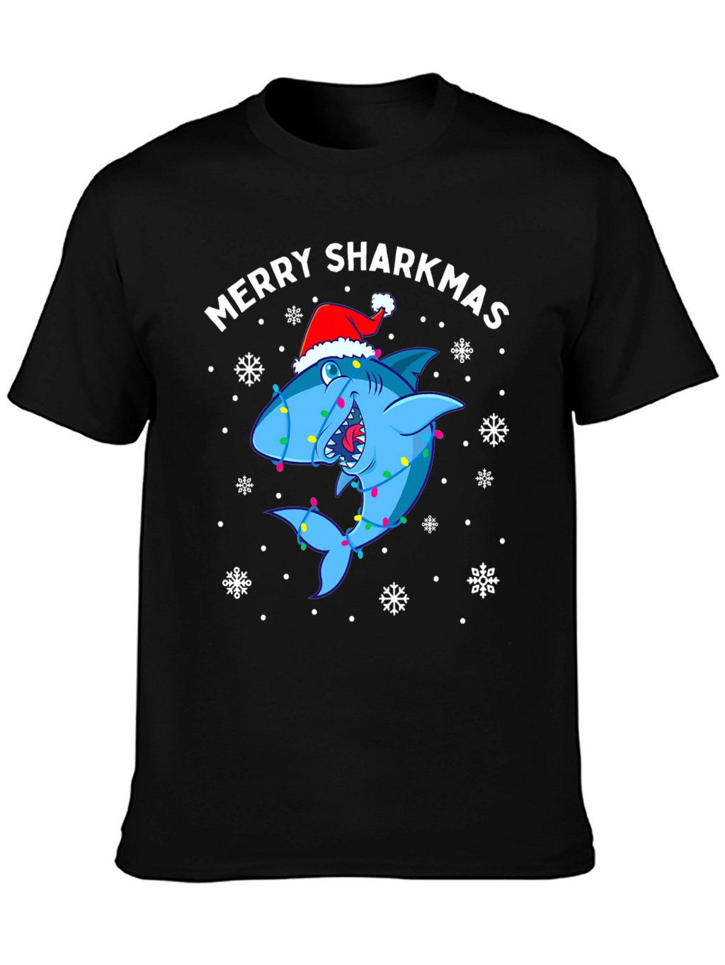 Merry Sharkmas Holiday T-Shirt