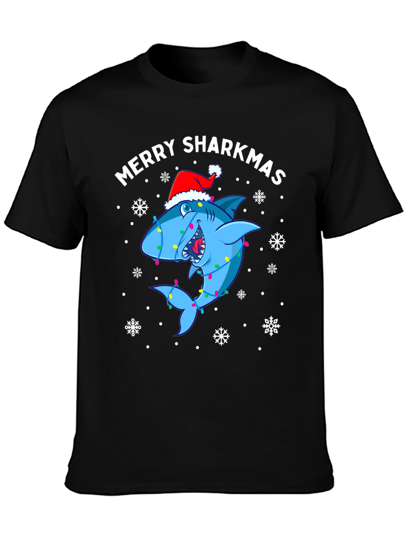Merry Sharkmas Holiday T-Shirt