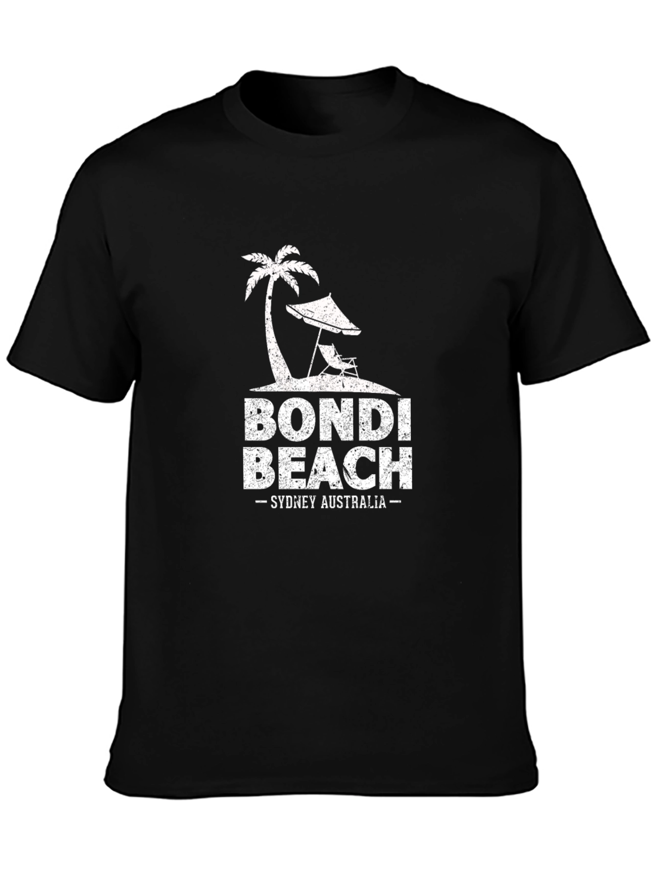 Bondi Beach Sydney Australia Black T-Shirt