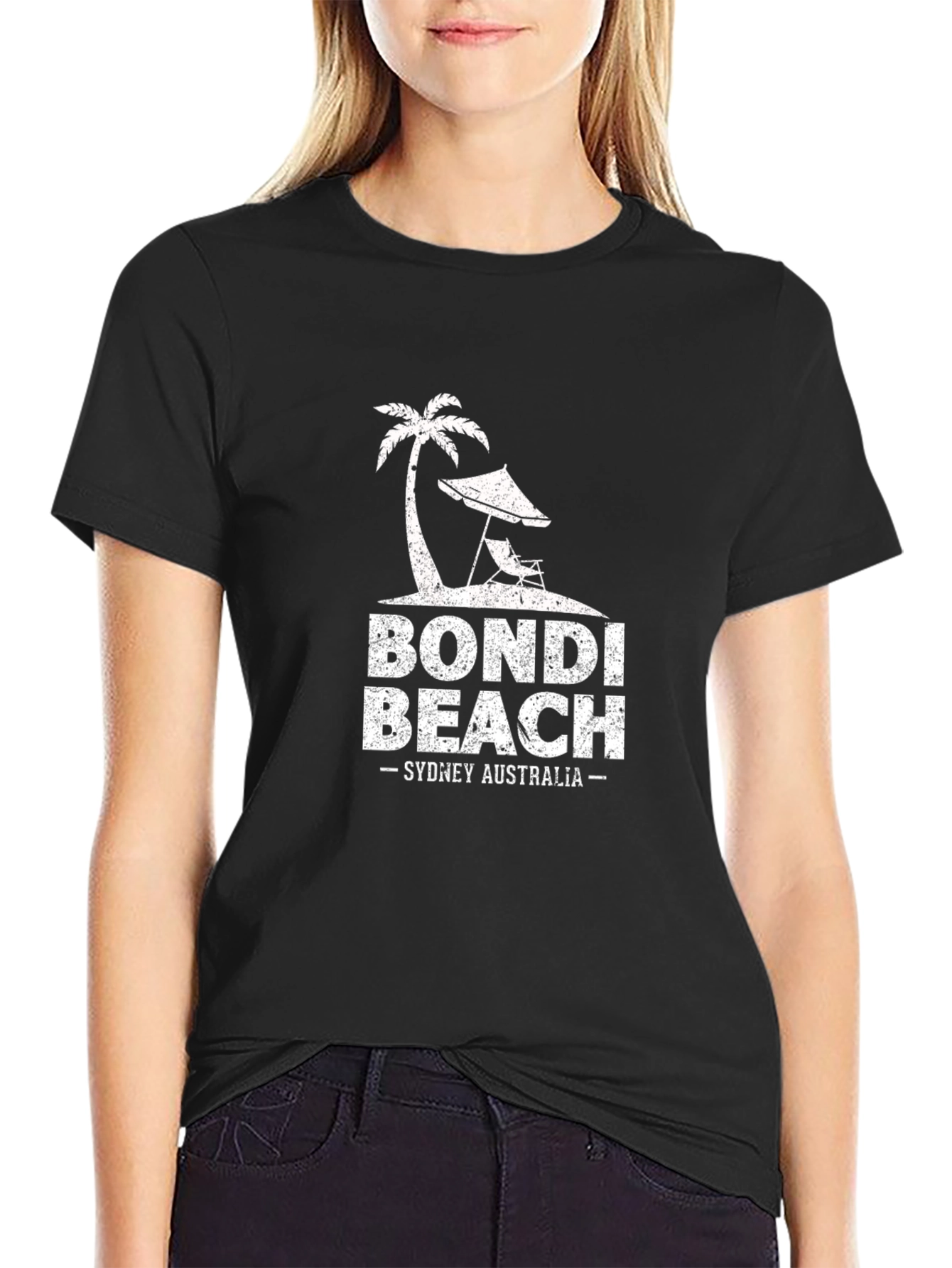 Bondi Beach Sydney Australia Black T-Shirt
